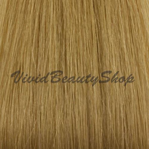 25 Pre Glue U Tip Keratin Straight Remy Human Hair Extensions Honey Blonde #16