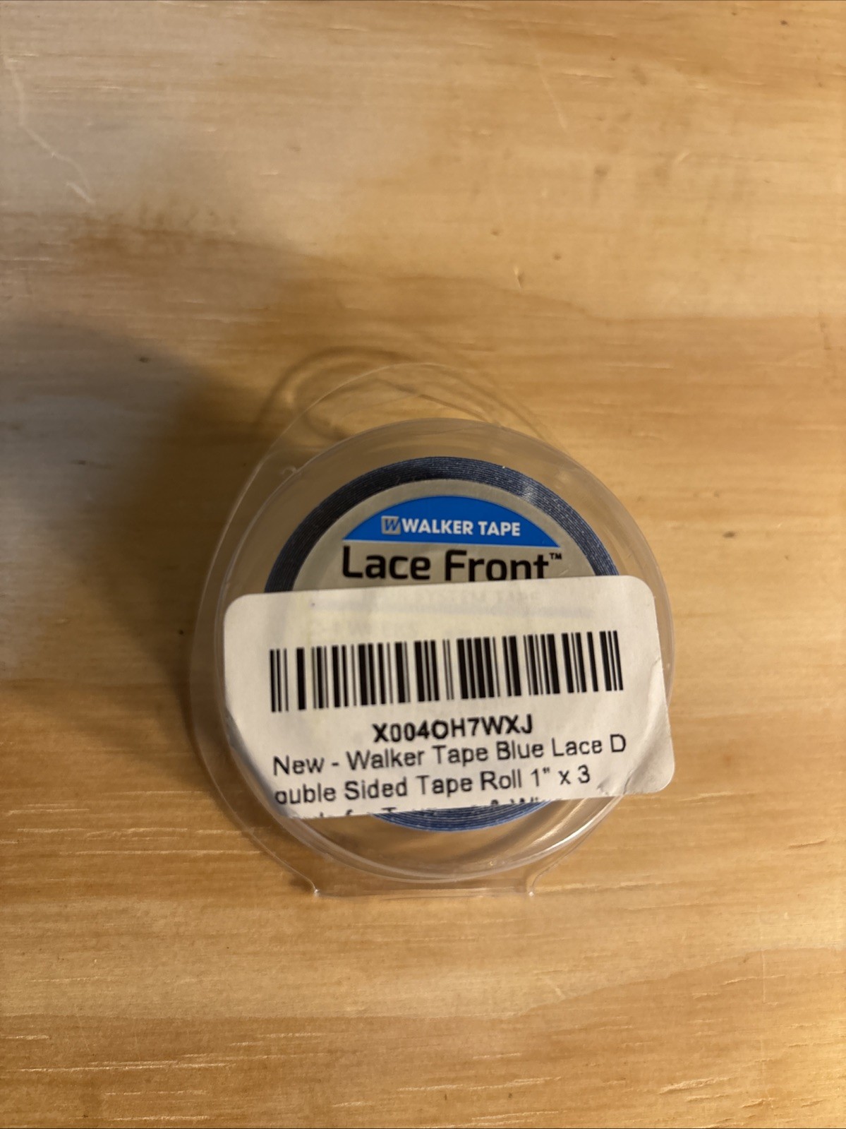 Walker Lace Front Support Blue Liner Tape 1″ X 3 Yard Roll Wig Hair System