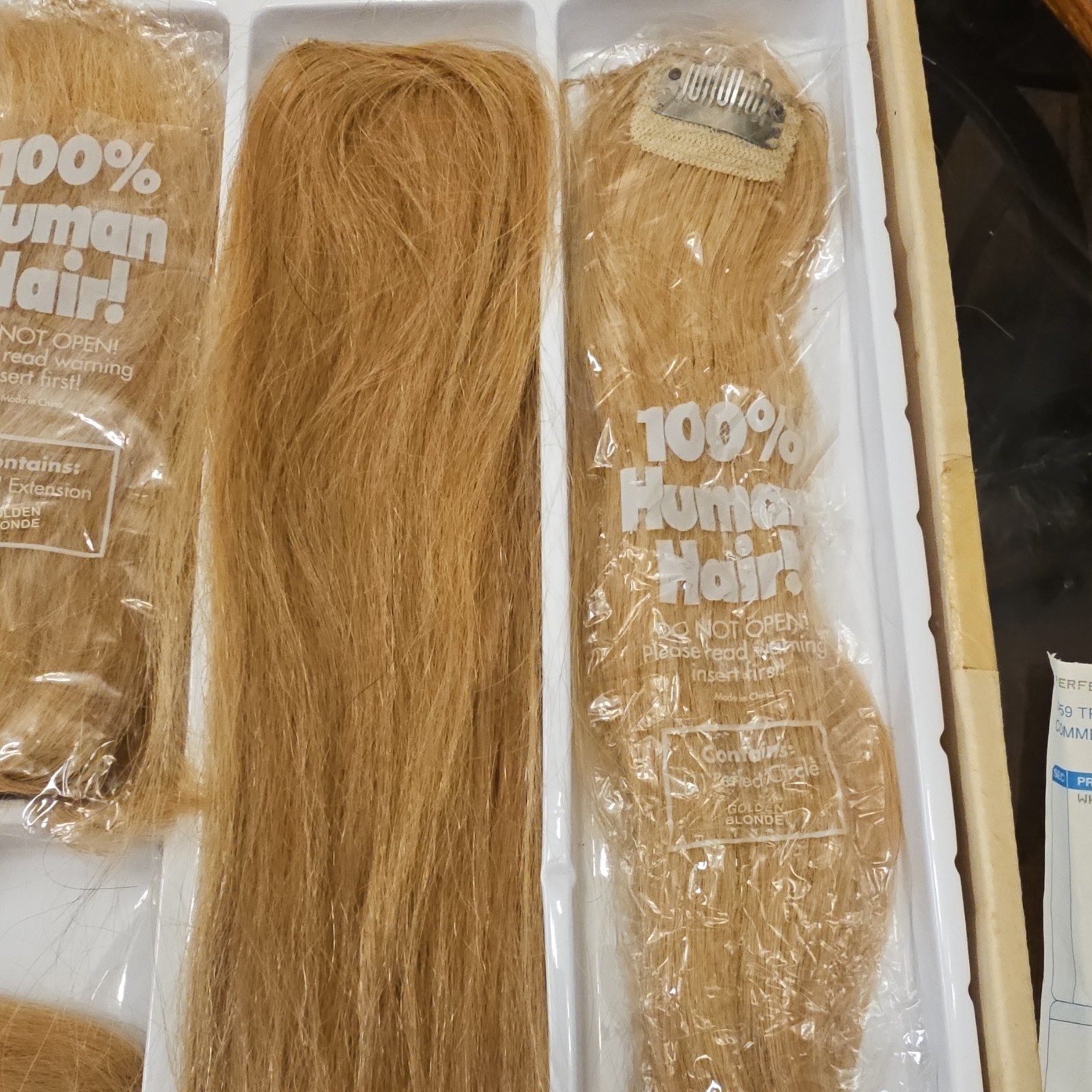 Alex Roldan’s Perfect Hair 100% Human Hair Clip-In Extension Golden Blond 8 in