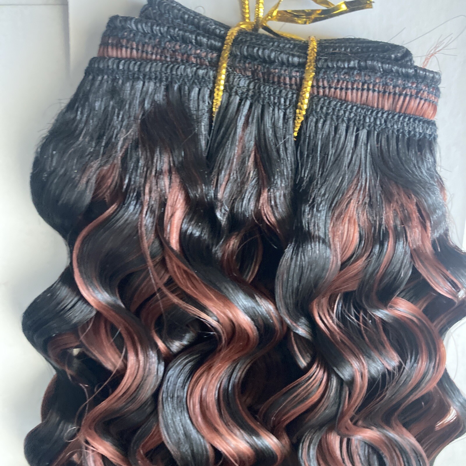 1 Pack Most Advanced Synthetic Wavy Hair Extensions Tangle Free 18″ Color:1B/33