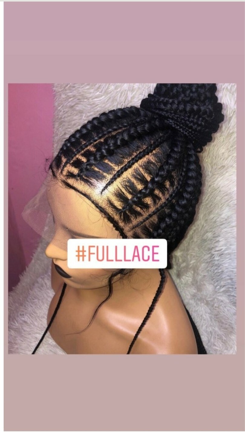 Braided wig: full lace Handmade Cornrows braids,PRE-ORDER ONLY.2-3WEEKS. Loc USA