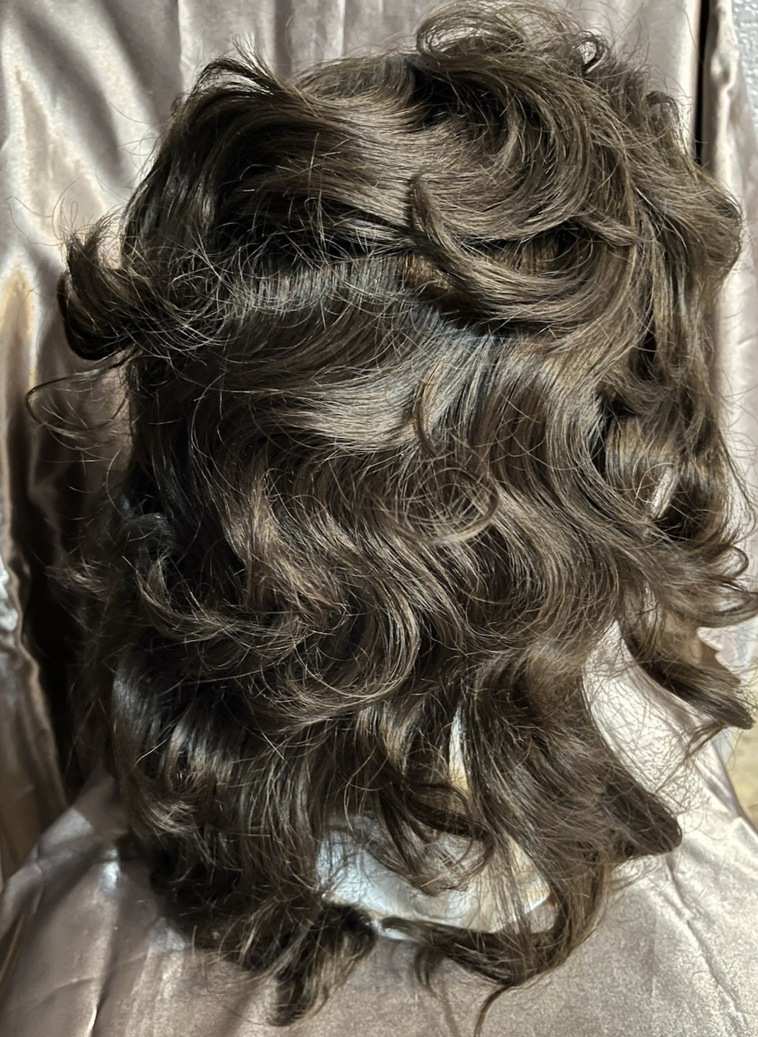 Beauty Trends Preowned Brown Synthetic Hair Wig