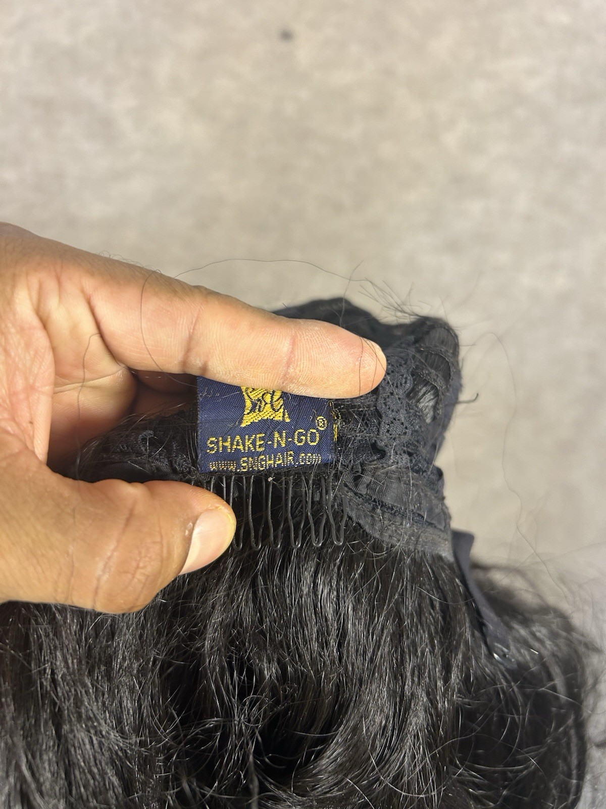 Shake N Go Equal 5 Inch Lace Part Wiig Large Natural Me Made In Indonesia