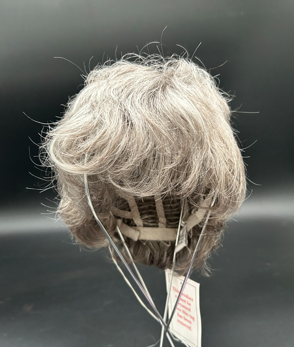 New Paula Young Short Hair Wig Adjustable Salt & Pepper Gray A5504 Abby 51/60A