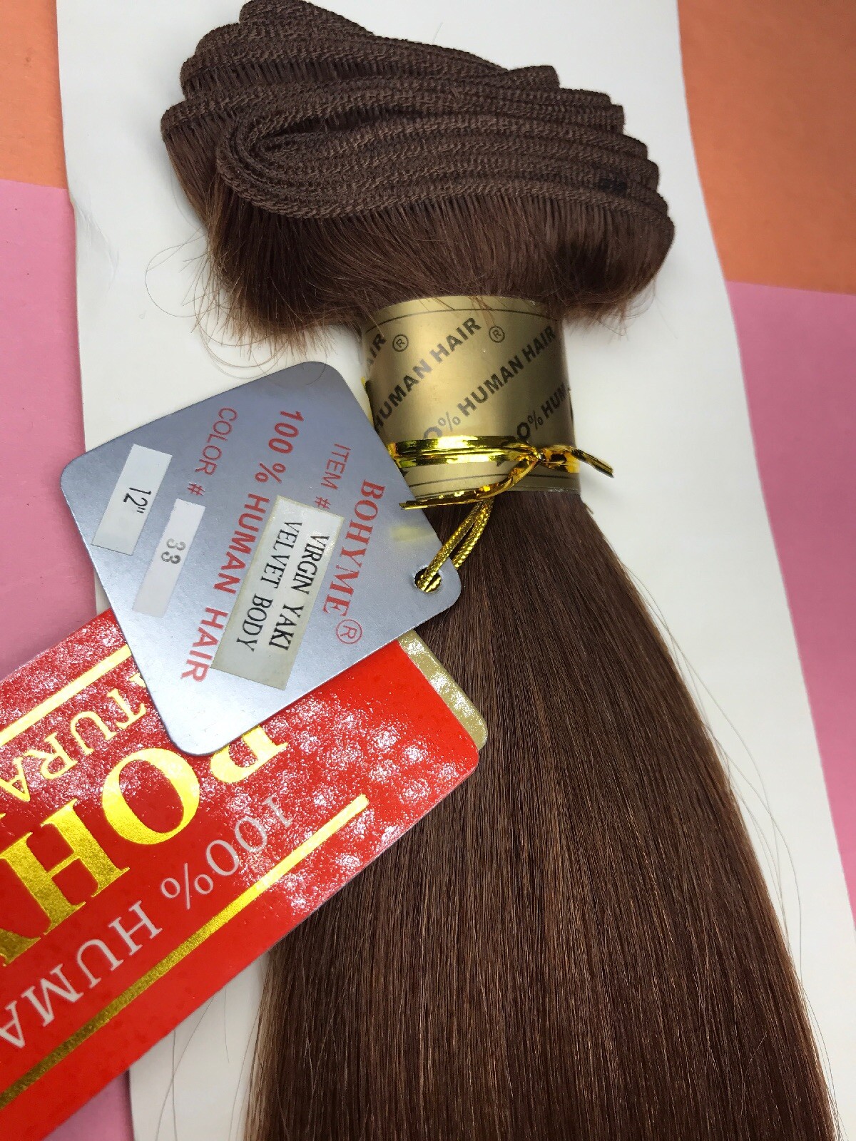 Bohyme Gold Virgin Yaki Velvet Body 12”_#33*