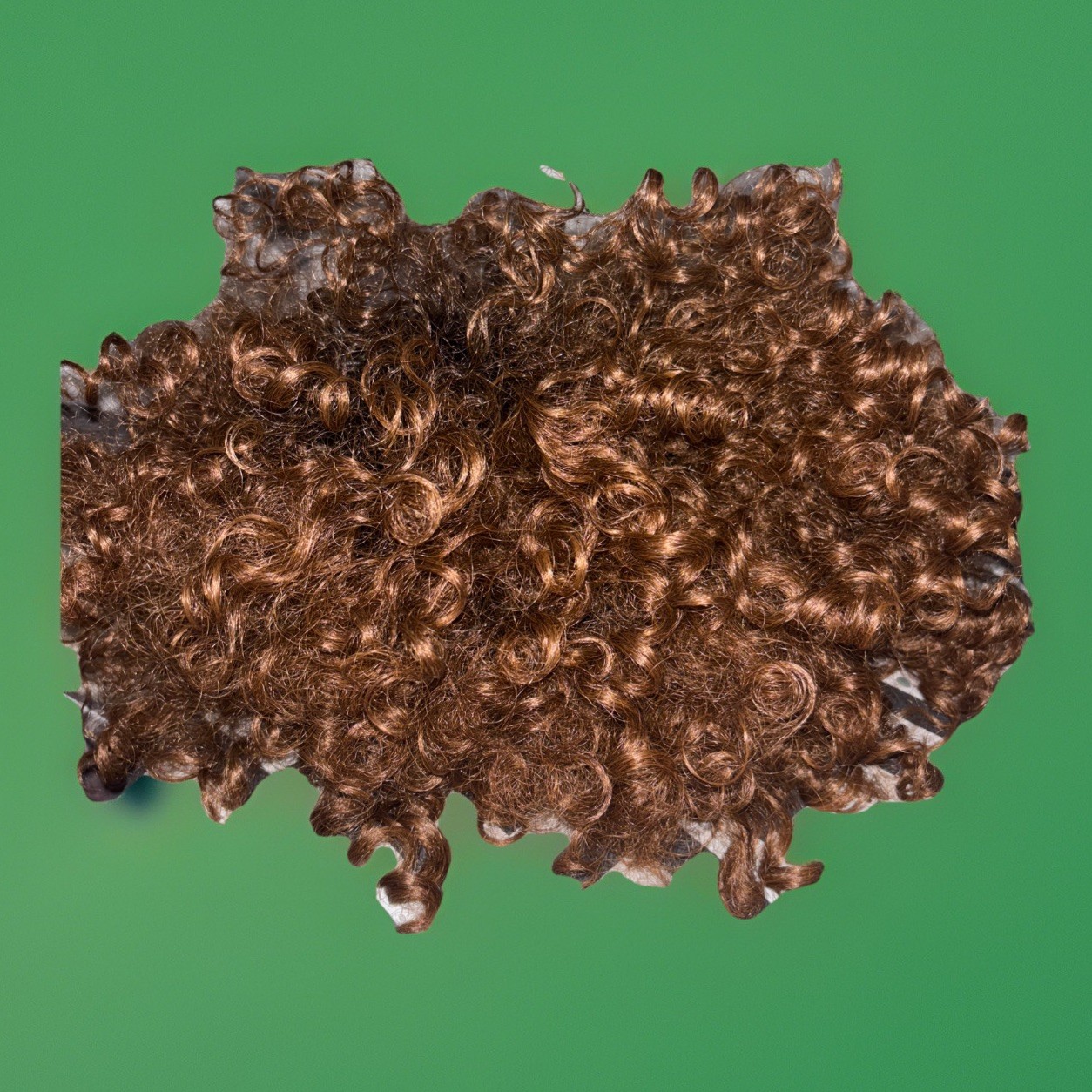 DIANA BOHEMIAN WIG Pure Natural Wig Ebony Color 4 Brown Curly Like Human Hair