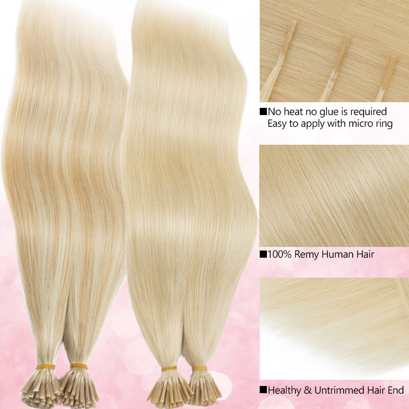 CLEARANCE Stick I Tip Real Human Hair Extensions 150g 100% Remy Hair Highlights