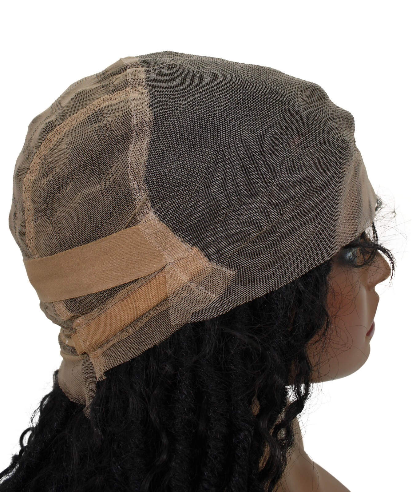 LUXLUXE Flora 30-inch Full Hand-tied Boho Locs Style Lace Braid Wig BLB-0160