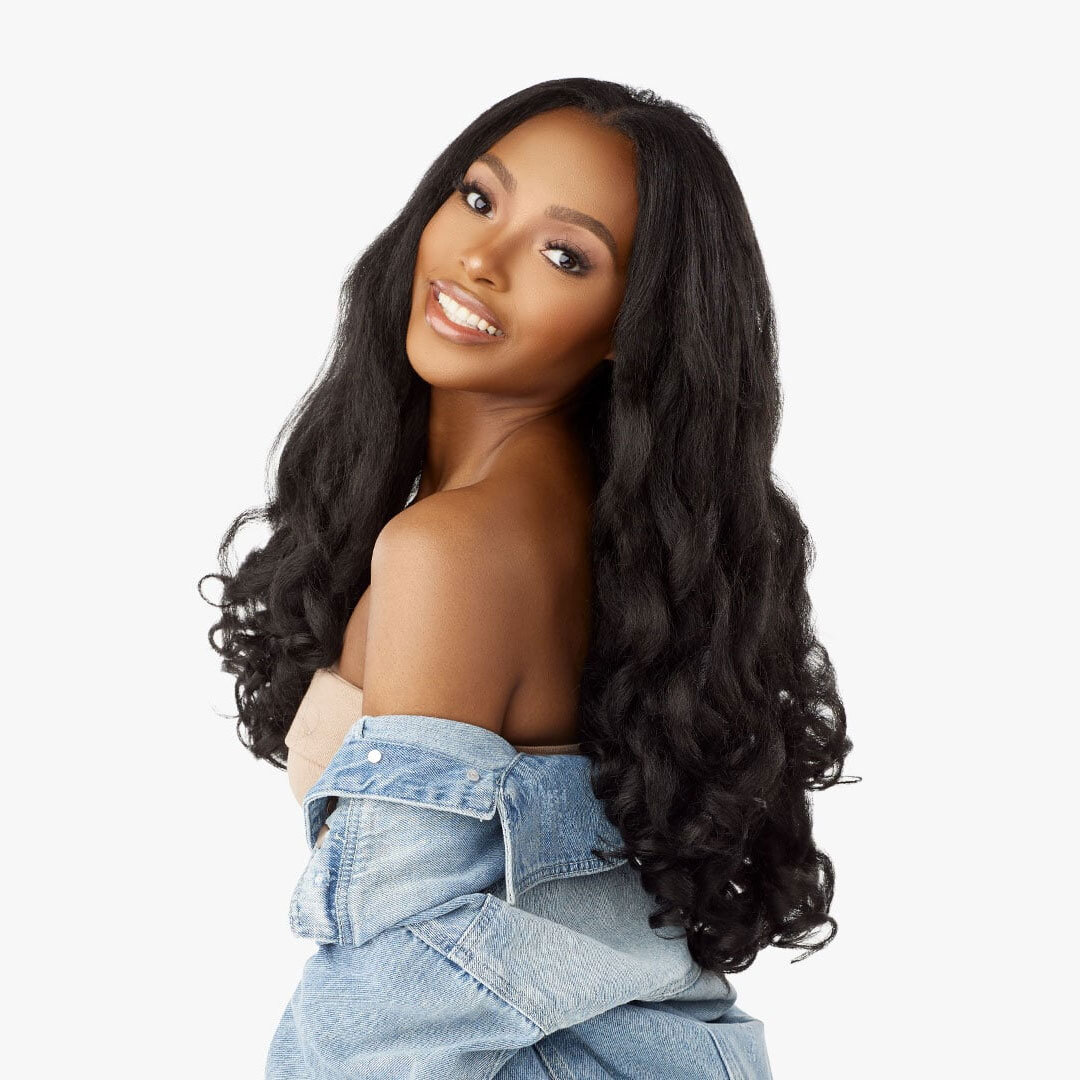 Sensationnel Curls Kinks & Co Synthetic Hair Clip-ins – Top Lady 18″
