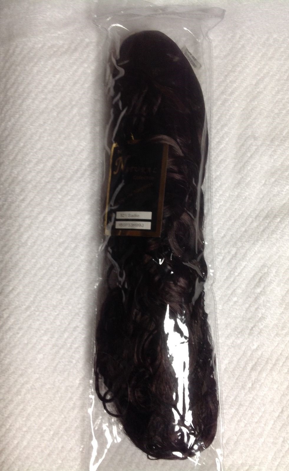SADIE NATURAL COLLECTION Spiral Curls CLIP-ON HAIRPIECE BLONDE BROWN RED BLACK