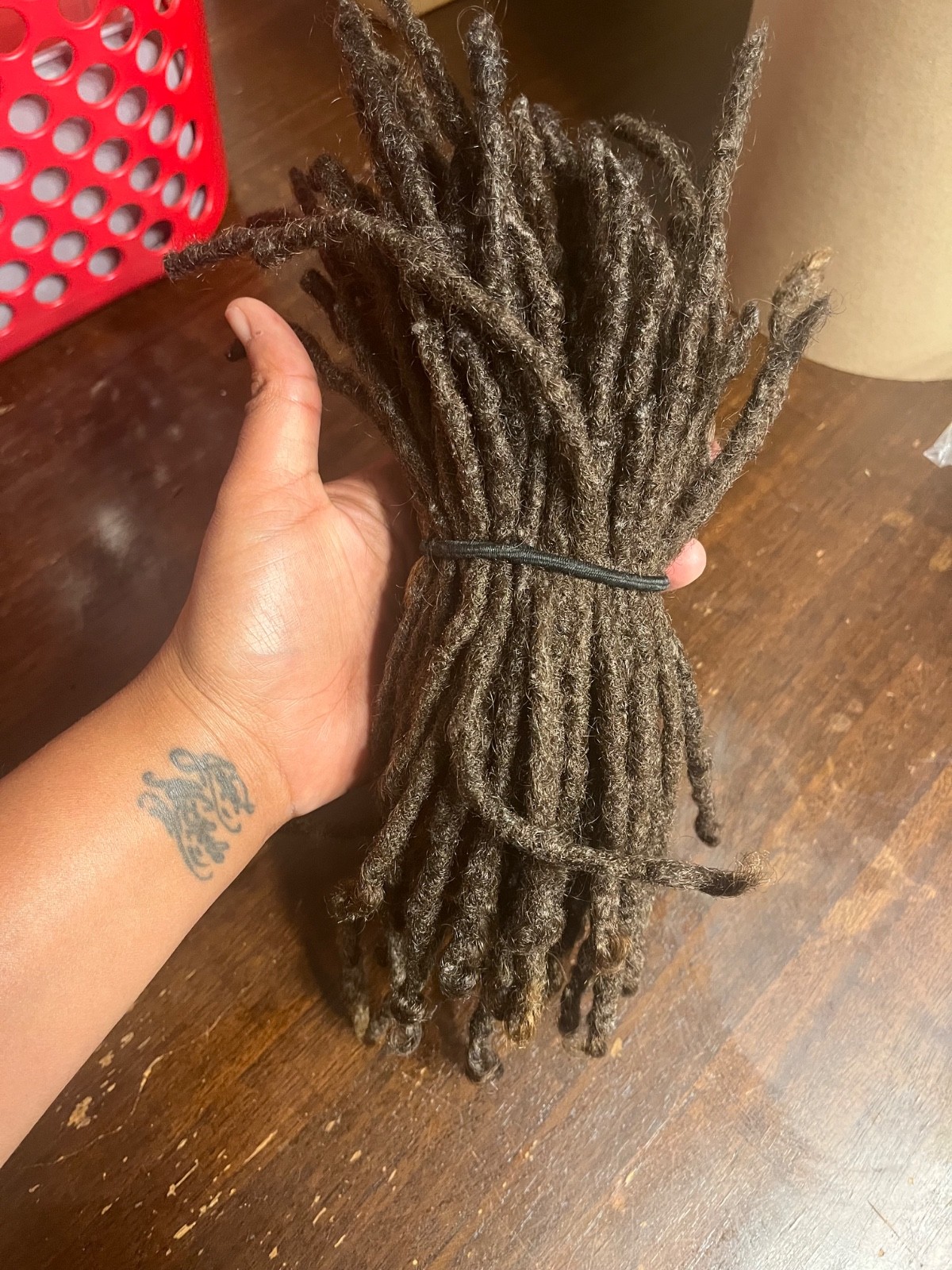 10 year old naturally grown locs