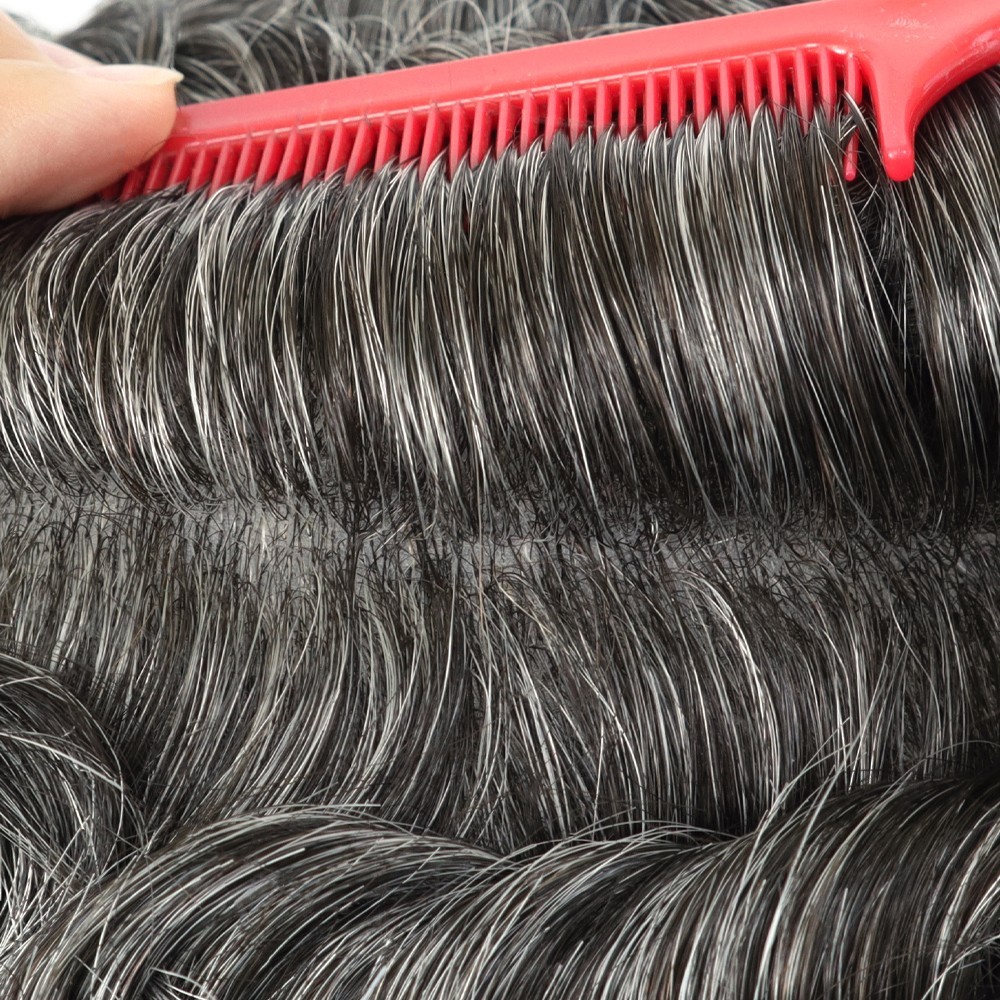 Toupee For Men Human Hair Replecement System FineMono Indian Hair Free Hairpiece