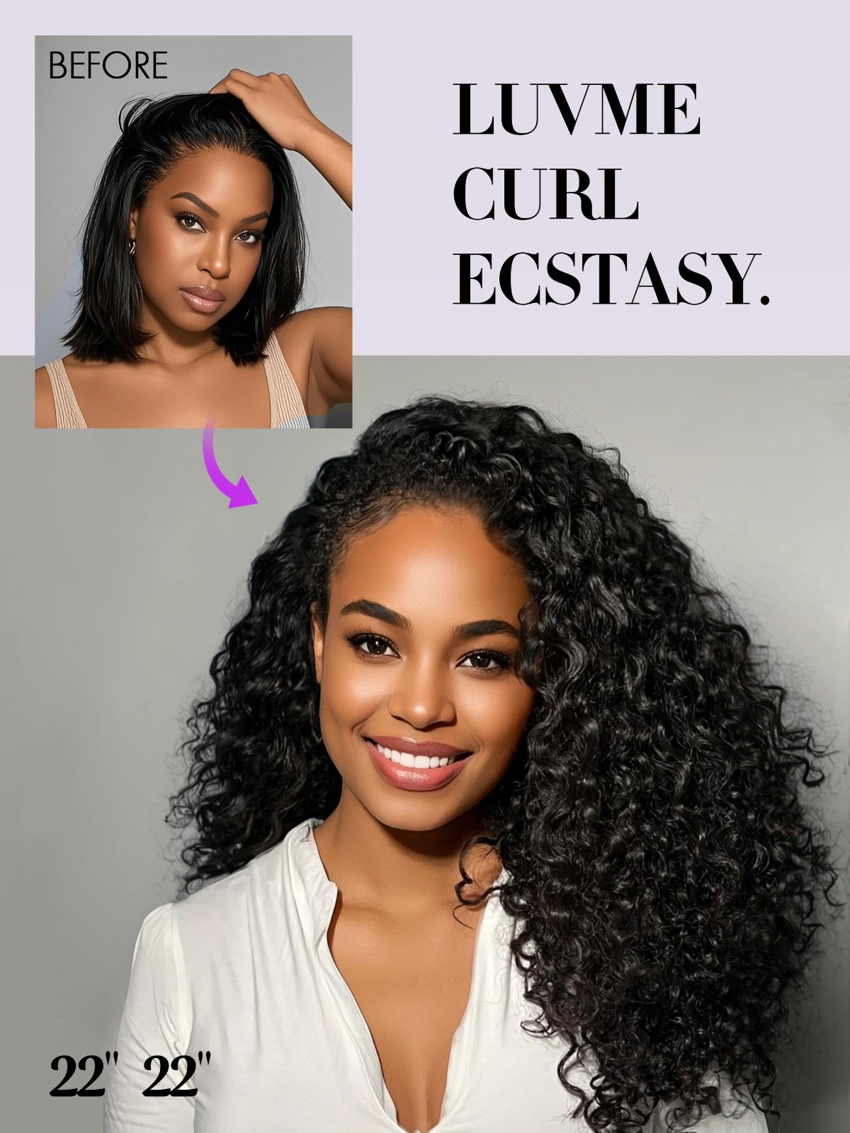 Burmese Curly Clip-In Hair Extensions – Real Human Hair, 24″ Messy Curls, 135g,
