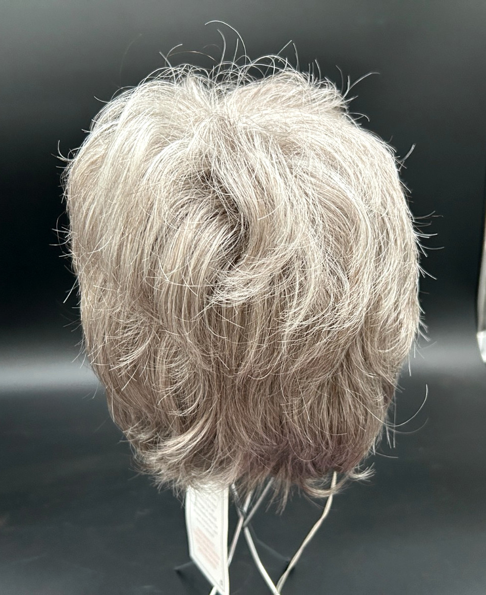 New Paula Young Short Hair Wig Adjustable Salt & Pepper Gray A5504 Abby 51/60A