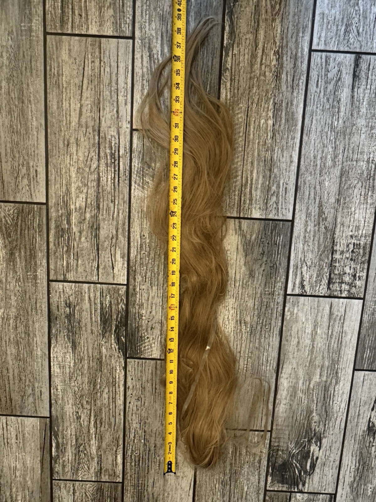 Hair extensions For Costume Golden Not In Very Good Condition