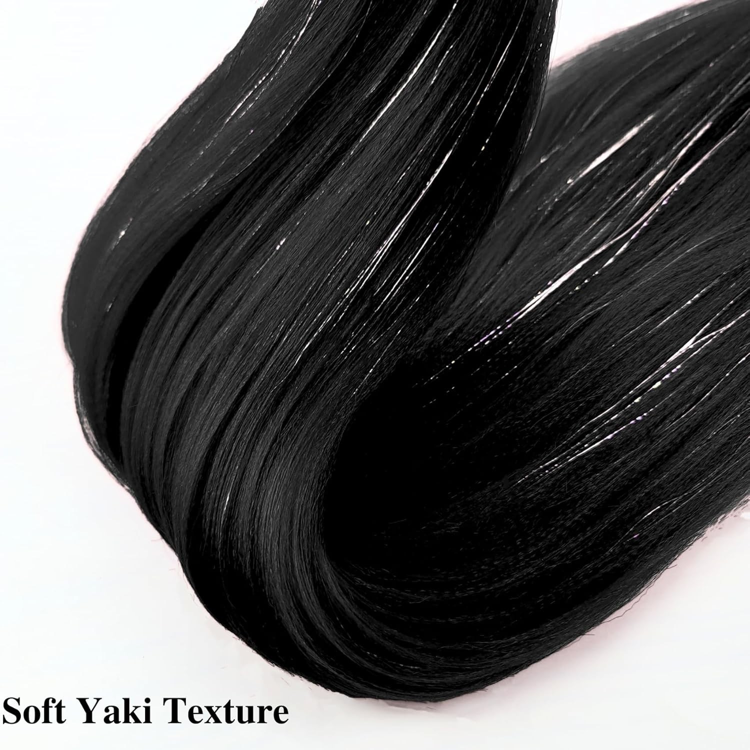 Lightweight Glitter Pre-stretched Hair