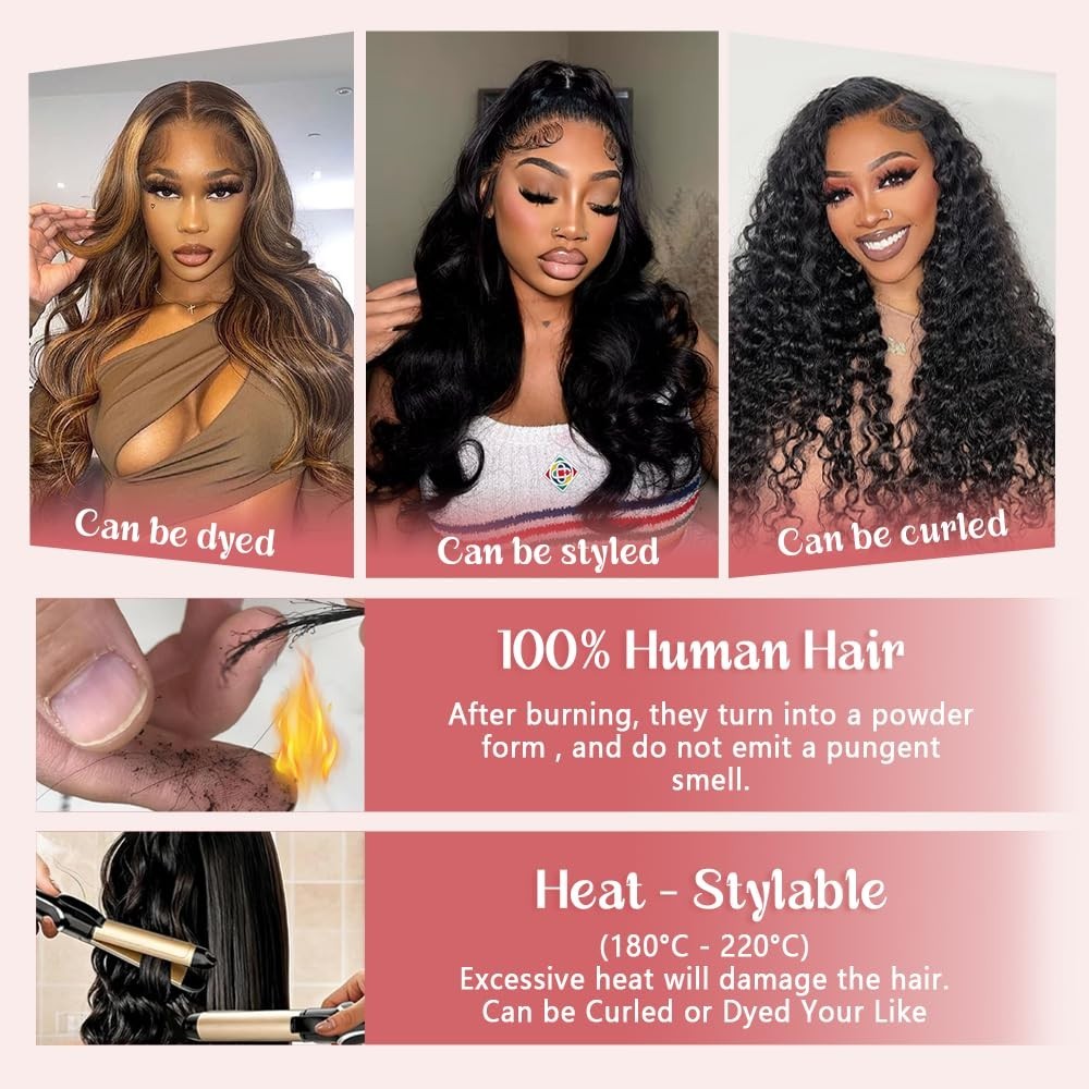 20-Inch Body Wave V Part Wig – 180% Density Glueless Human Hair Half Wig, No Sew