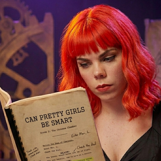 Fever Bettie Wig red shoulder length woman soft wave daily dance stage actress