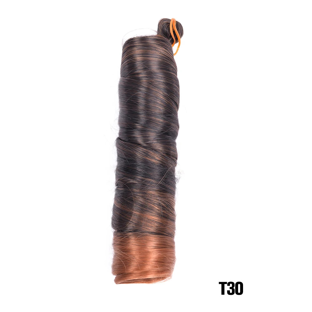 Pre Stretched 24Inch Synthetic Loose Wave French Curls Braiding Hair Extensions