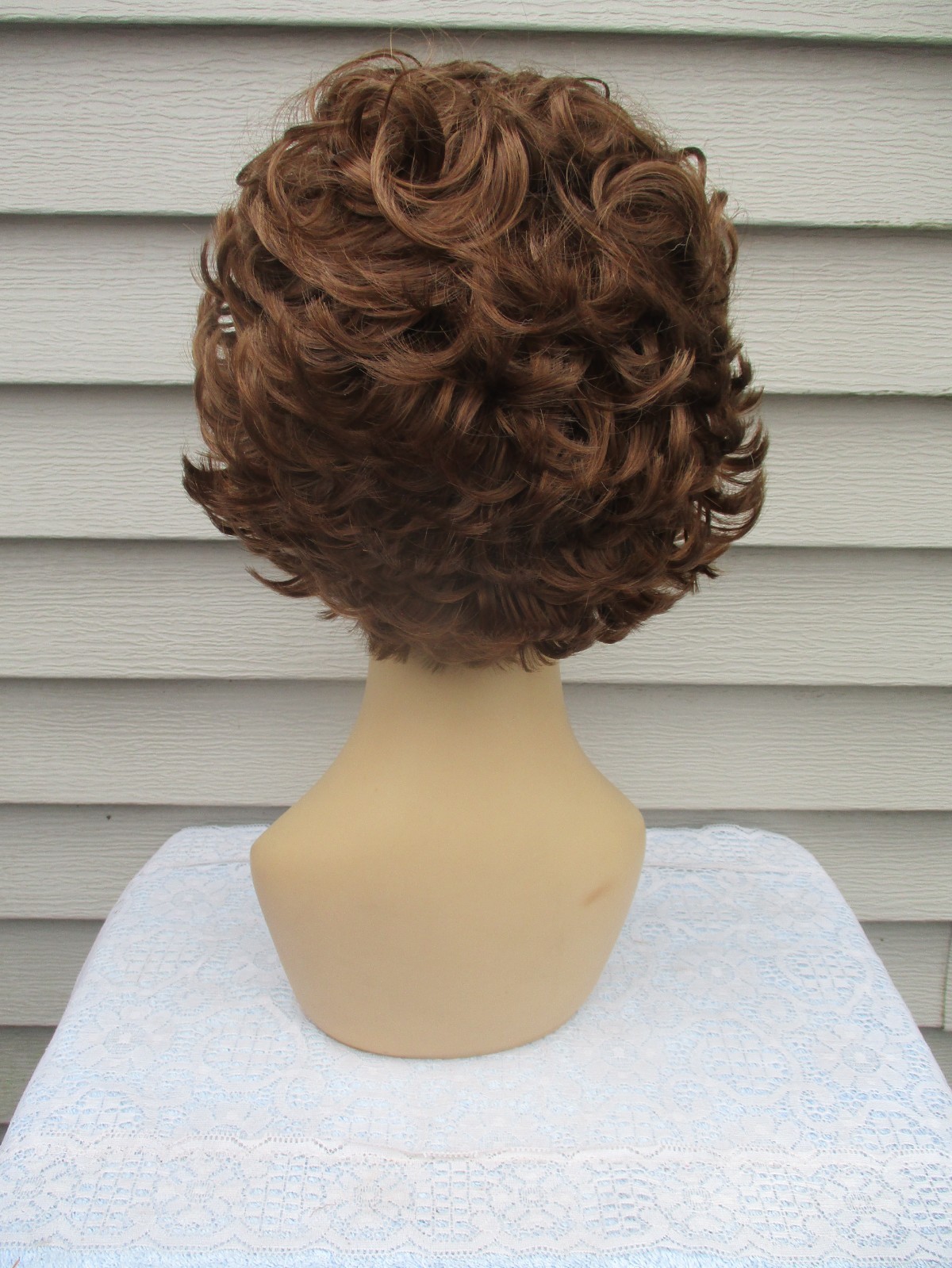 Unbranded MYSTERY WIG Color Rich CHESTNUT BROWN Textured Style