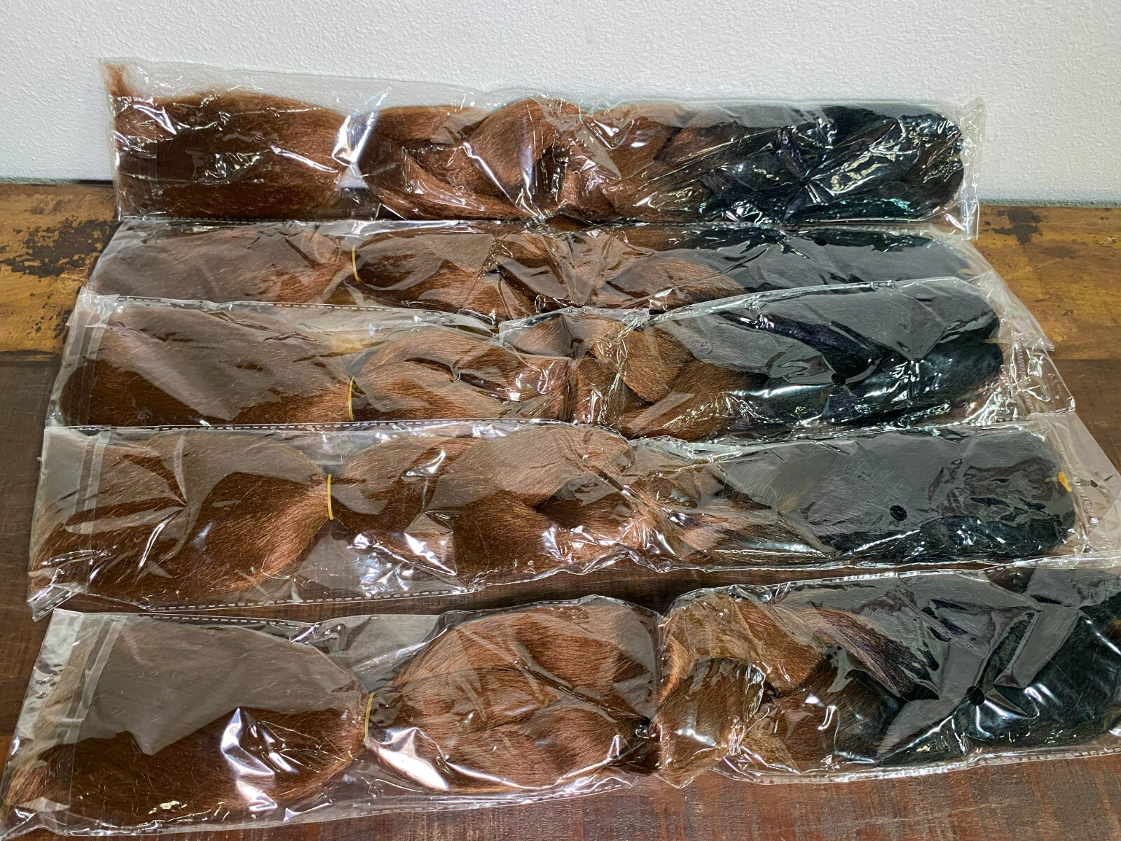 Assortment of 19 Wigs + Straightener and Hair Treatment