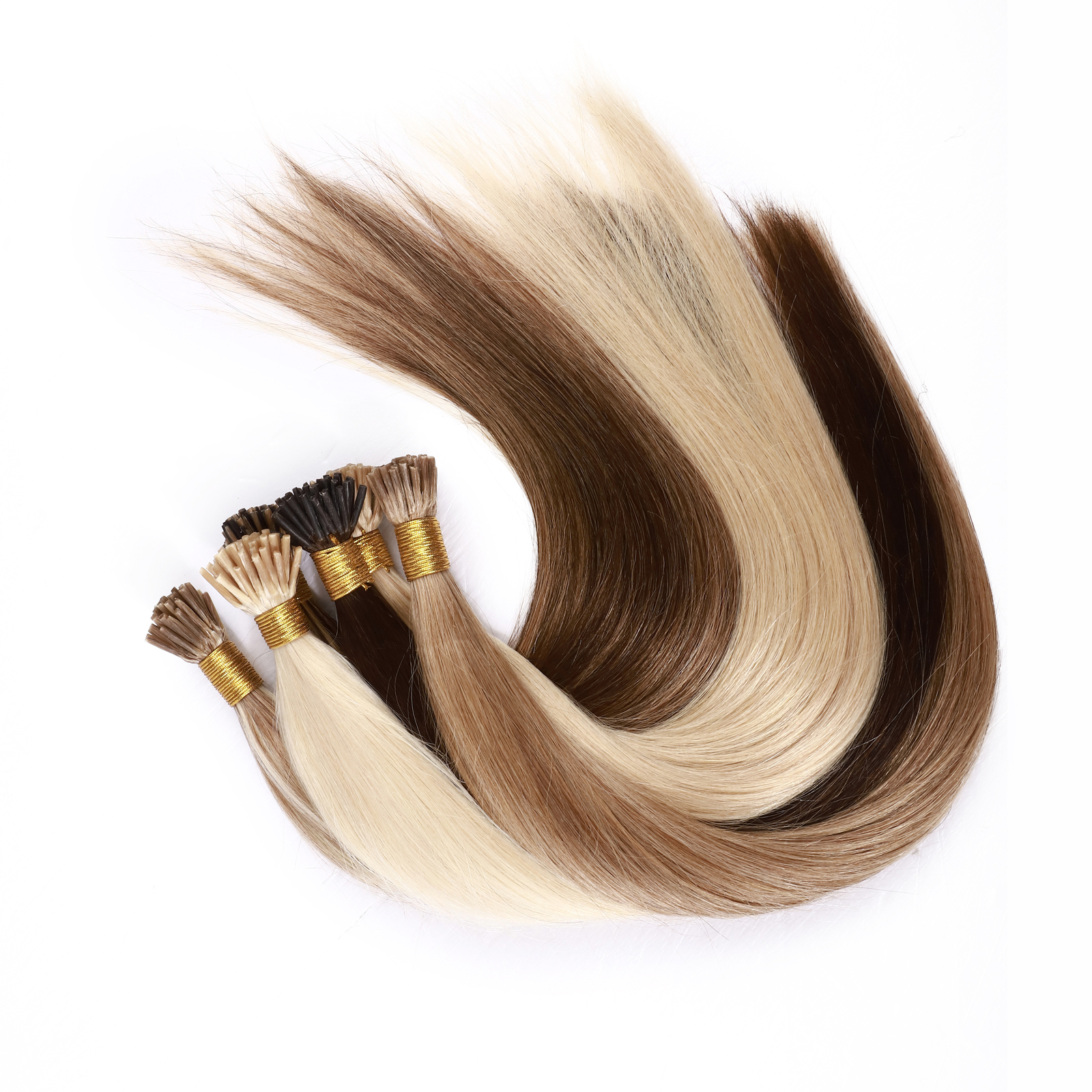 200 Strands I Tip Stick Pre-bonded Keratin 100% Remy Human Hair Extensions THICK