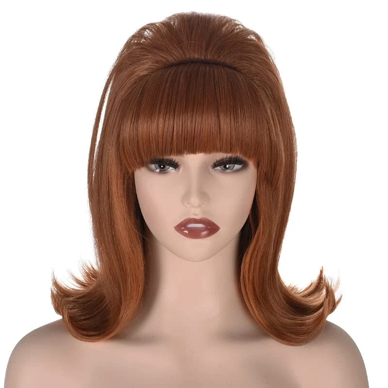 Womens Flip Wig 70S 60S Retro Beehive Style Bouffant Vintage Look Wig Costume Wo