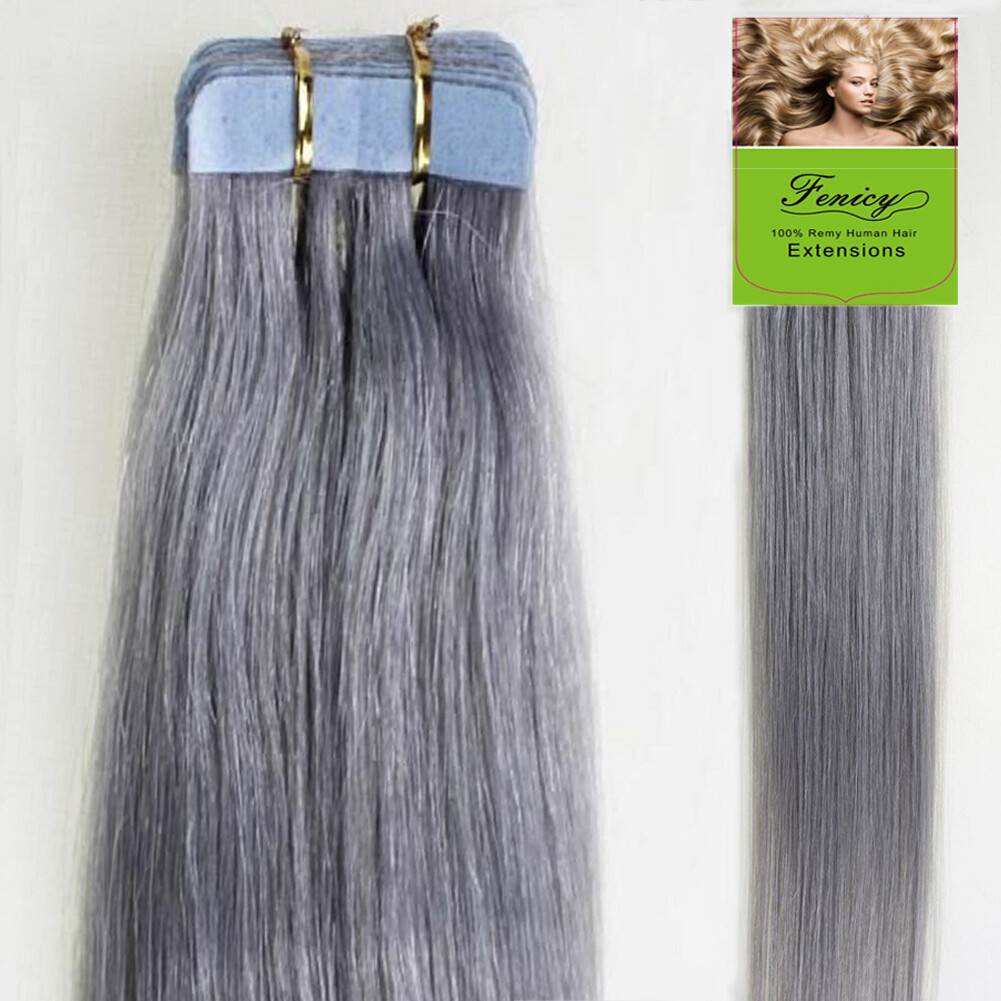 Invisible Adhesive Tape in Skin Weft Remy Brazilian Human Hair Extensions 20-40p