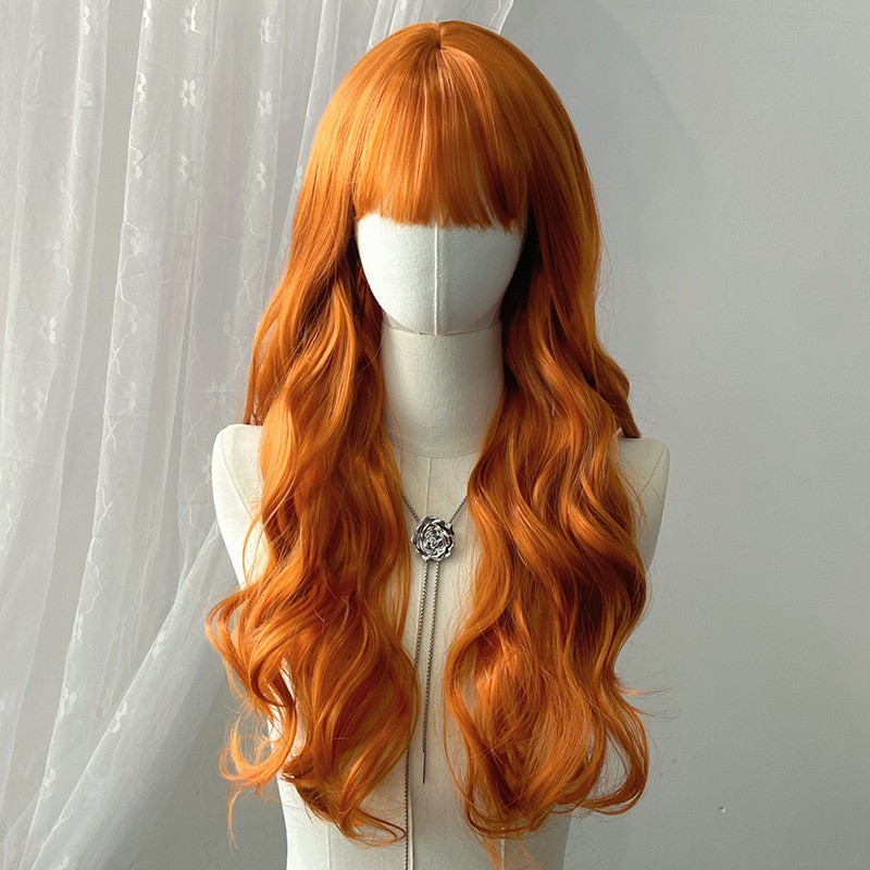 Women Curly Wigs Long Full Hair Girl Universal Cosplay Costume Anime Wave Wig AU