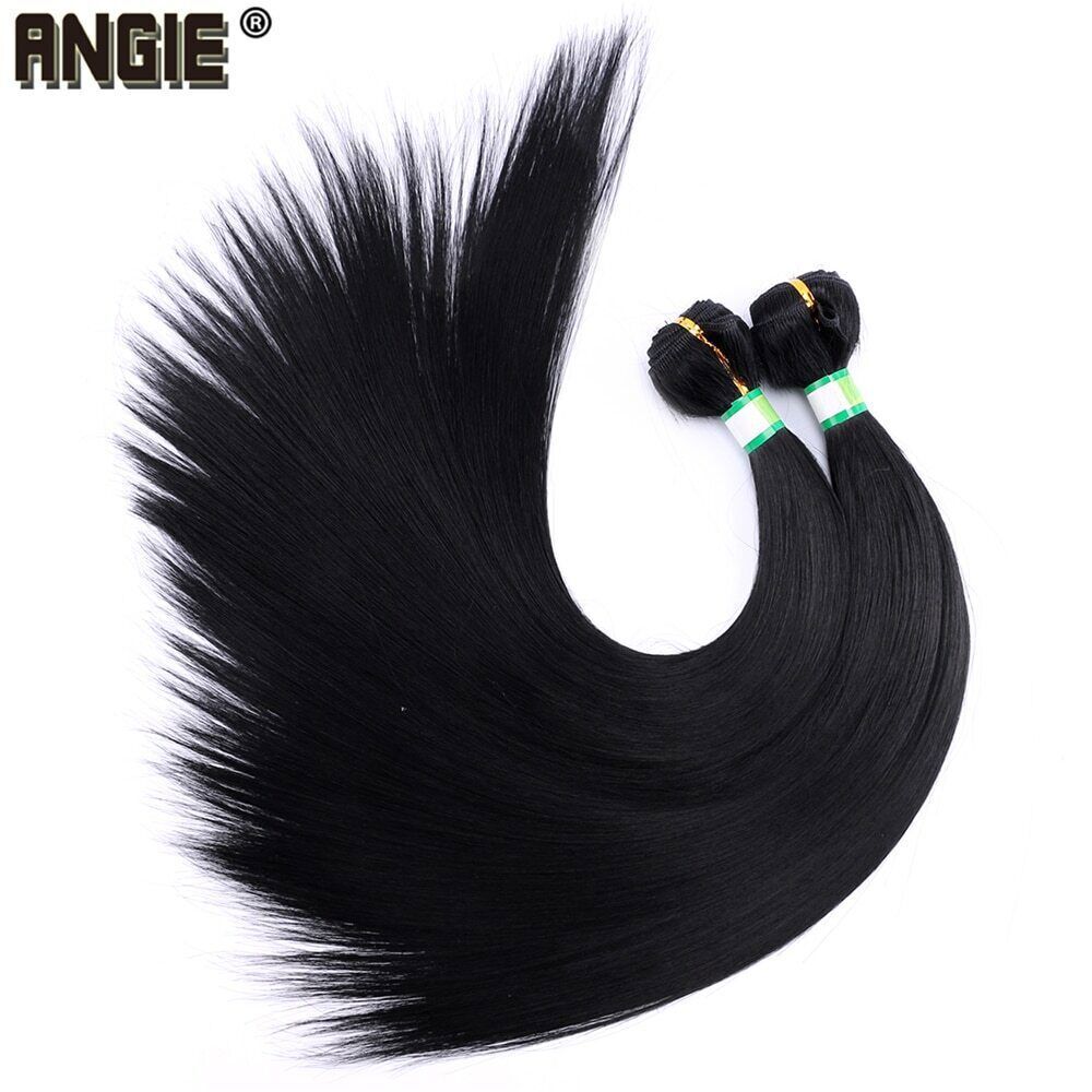 200gram/lot Straight Hair Bundles High Temperature Synthetic Hair Extensions