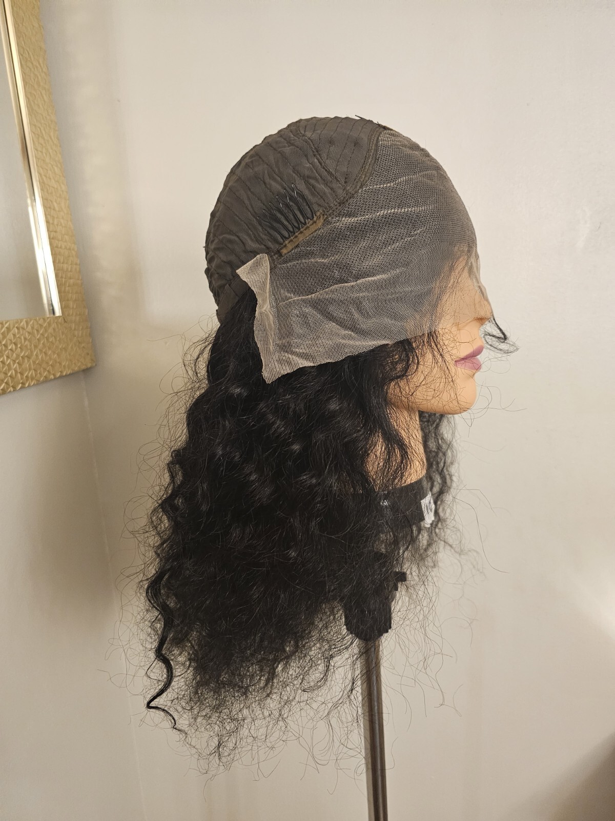 High Quality regular Top 20 to 22″ straight 100% Virgin Human Hair Lace Wig