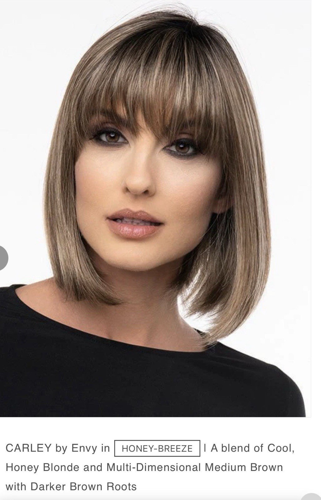 ENVY CARLEY WIG HONEY BREEZE COLOR HAND TIED TOP BNWT STUNNING COLOR