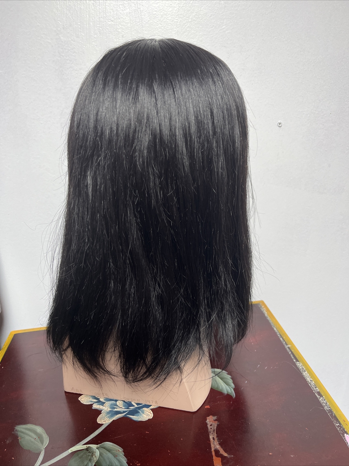 Authentic Bellami Jet Black Human Hair Lace Front Hand Tied Wig Long