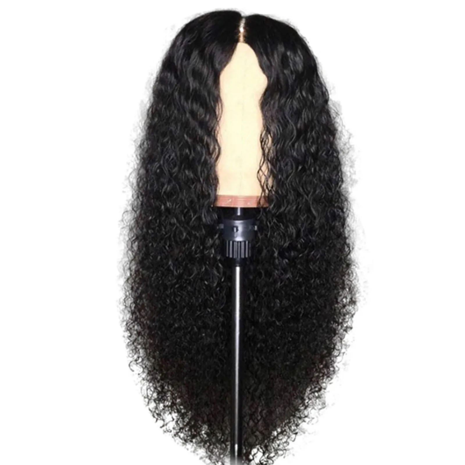 AA Hair Front Wig Womens Brazilian Human Long Curly Lace Wavy Hair Wigs US 2026