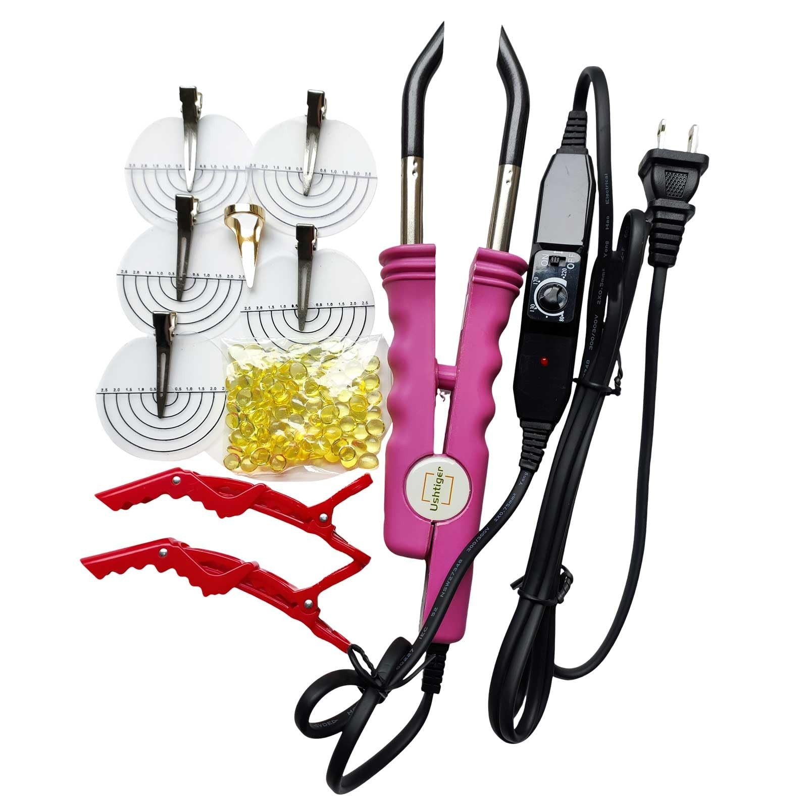 Fusion Hair Extension Tools Connector Wands Install Fusion Flat K Tip Human H…