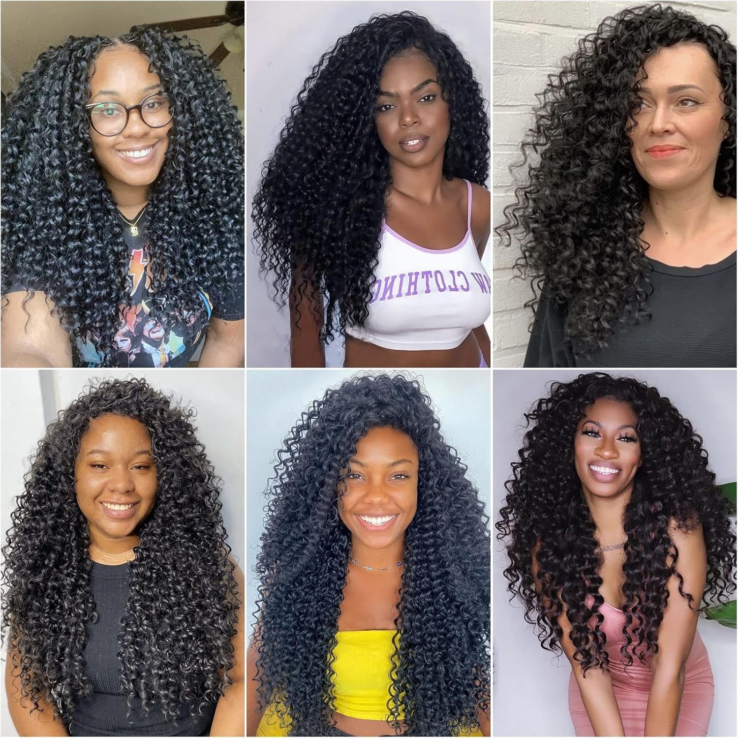 18-Inch Curly Crochet Hair – 8 Pack GoGo Curl Synthetic Extensions, Tangle-Free
