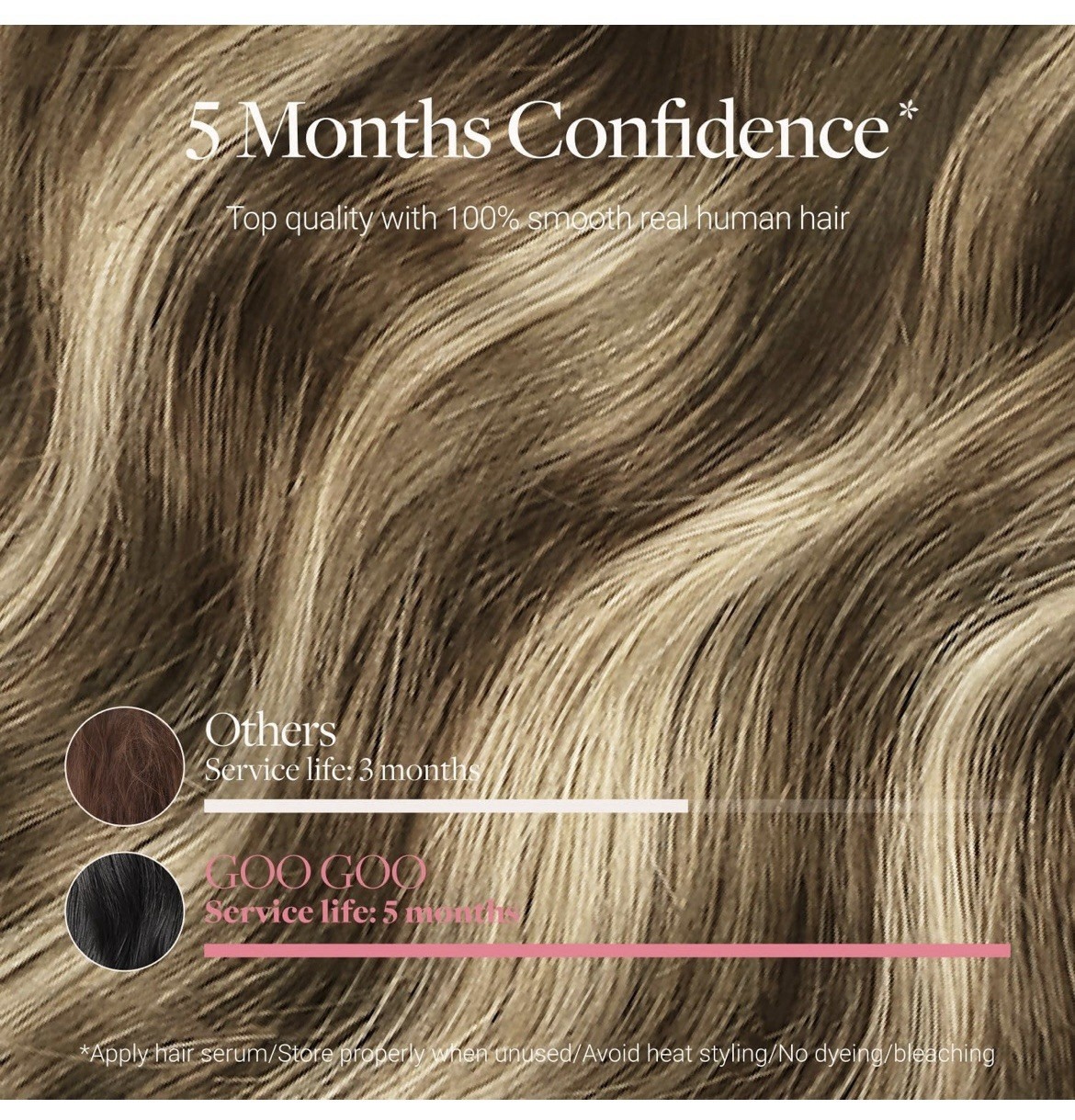 GOO GOO 14 IN GENIUS INVISIBLE WEFT TAPE IN HAIR EXTENSIONS – BLONDE AND BROWN