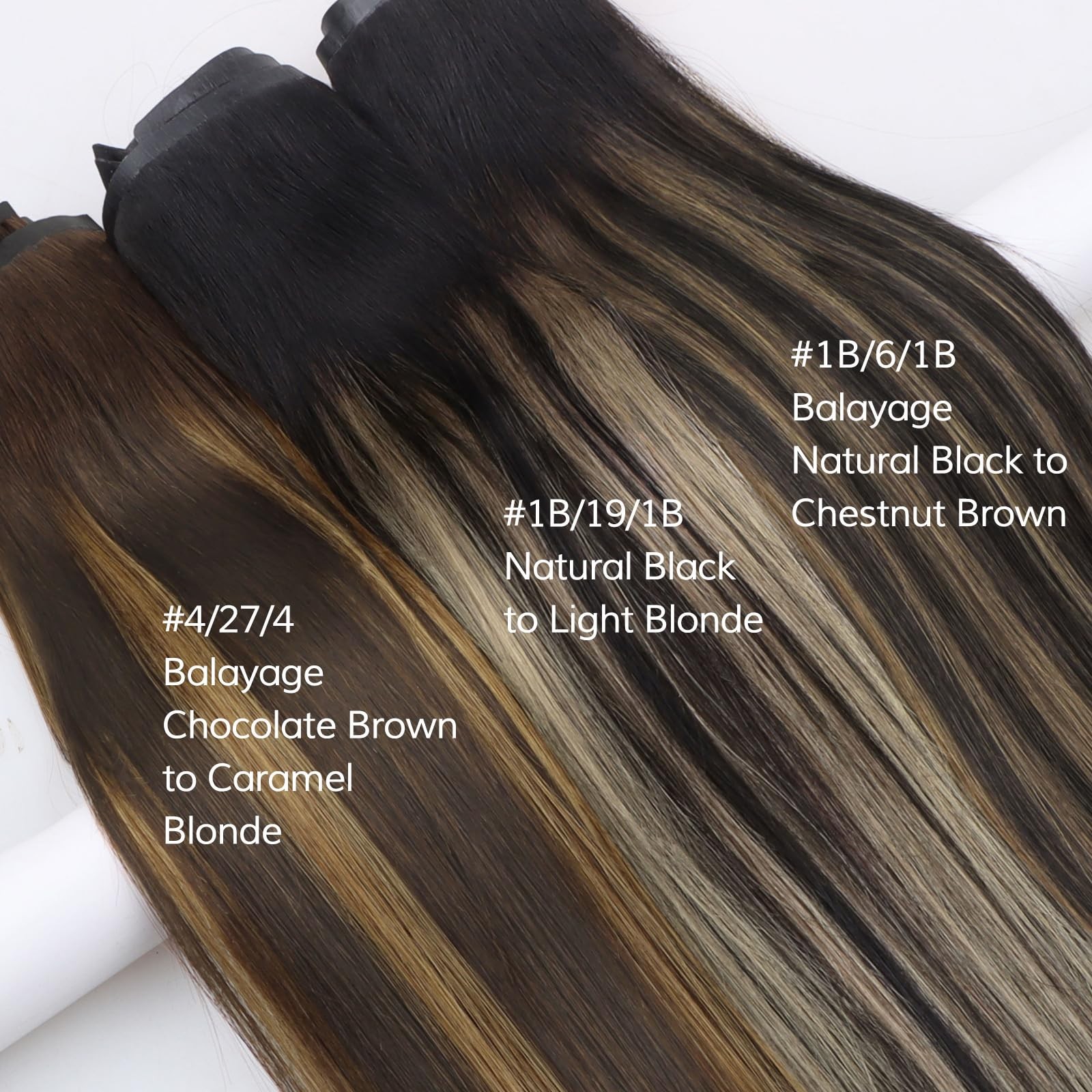 Idn Beauty Seamless Clip In Hair Extensions Human Hair 110G 16 Inch 1B/19/1B