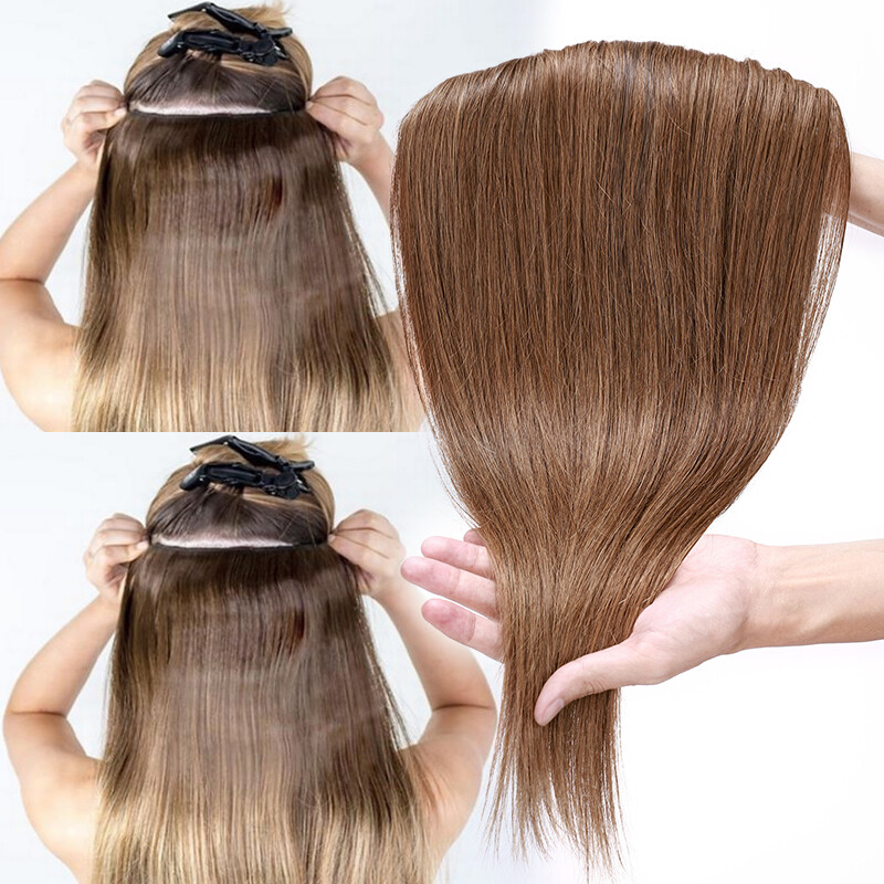 Balayage One Piece Clip In Real THICK Remy Human Hair Extensions Full Head Weft