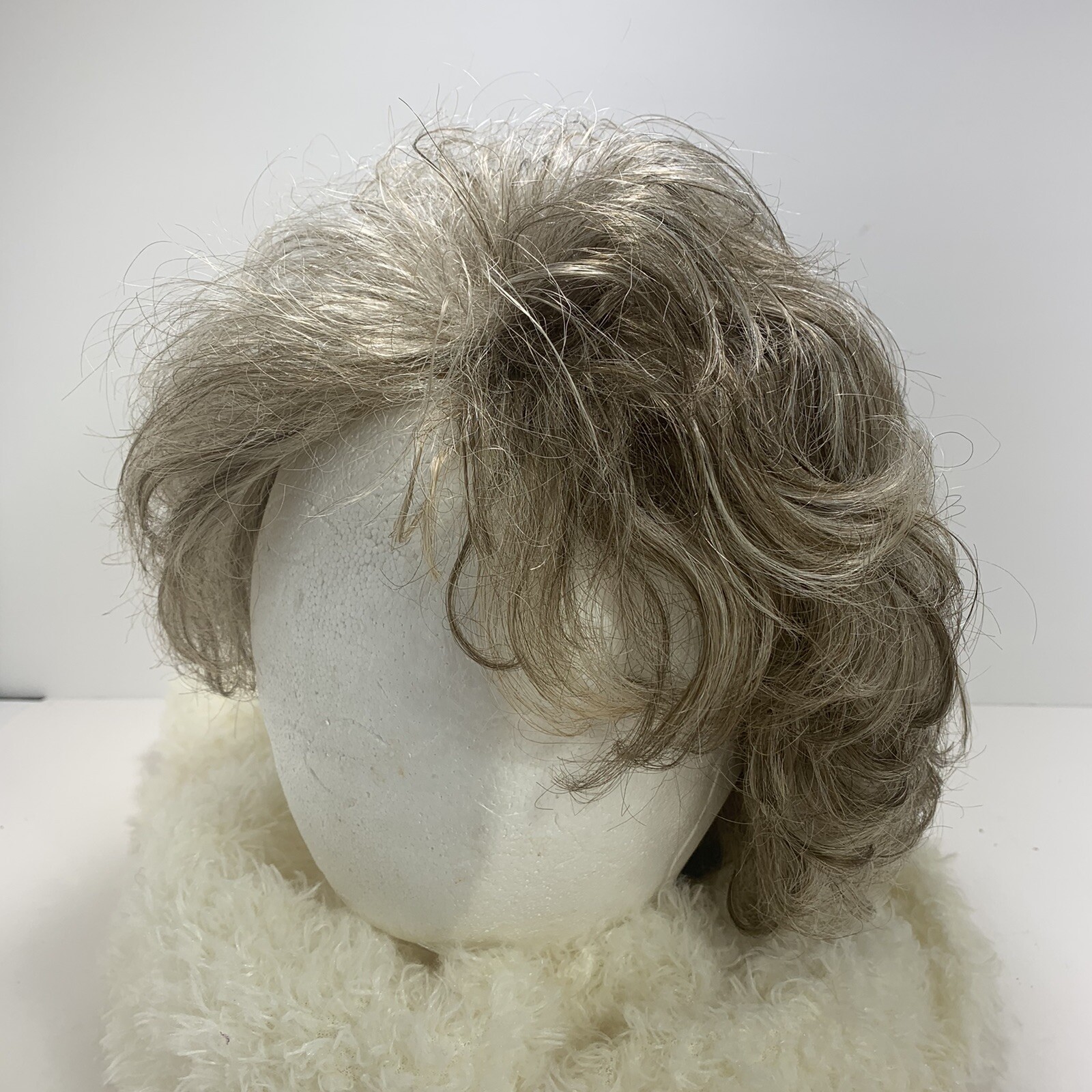 TWC Perfect Image Wig Layered Full Body Bob Blonde Highlighted Whispy