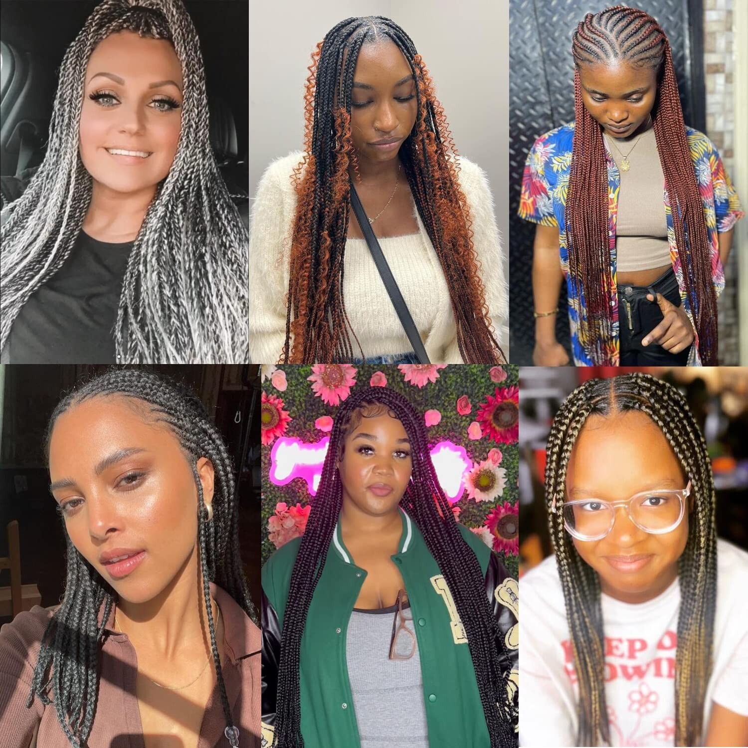48 Inch Ombre Yaki Braiding Hair – 8 Packs Pre-Stretched, Durable & Lightweight