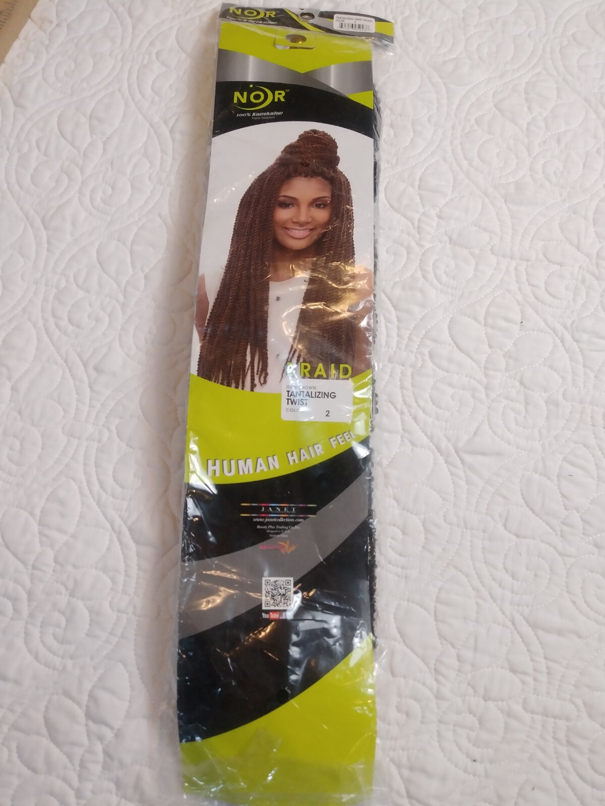 Noir 100% Kanekalon Tantalizing Twist (senegal) Braid ( Color #2) Janet Collect