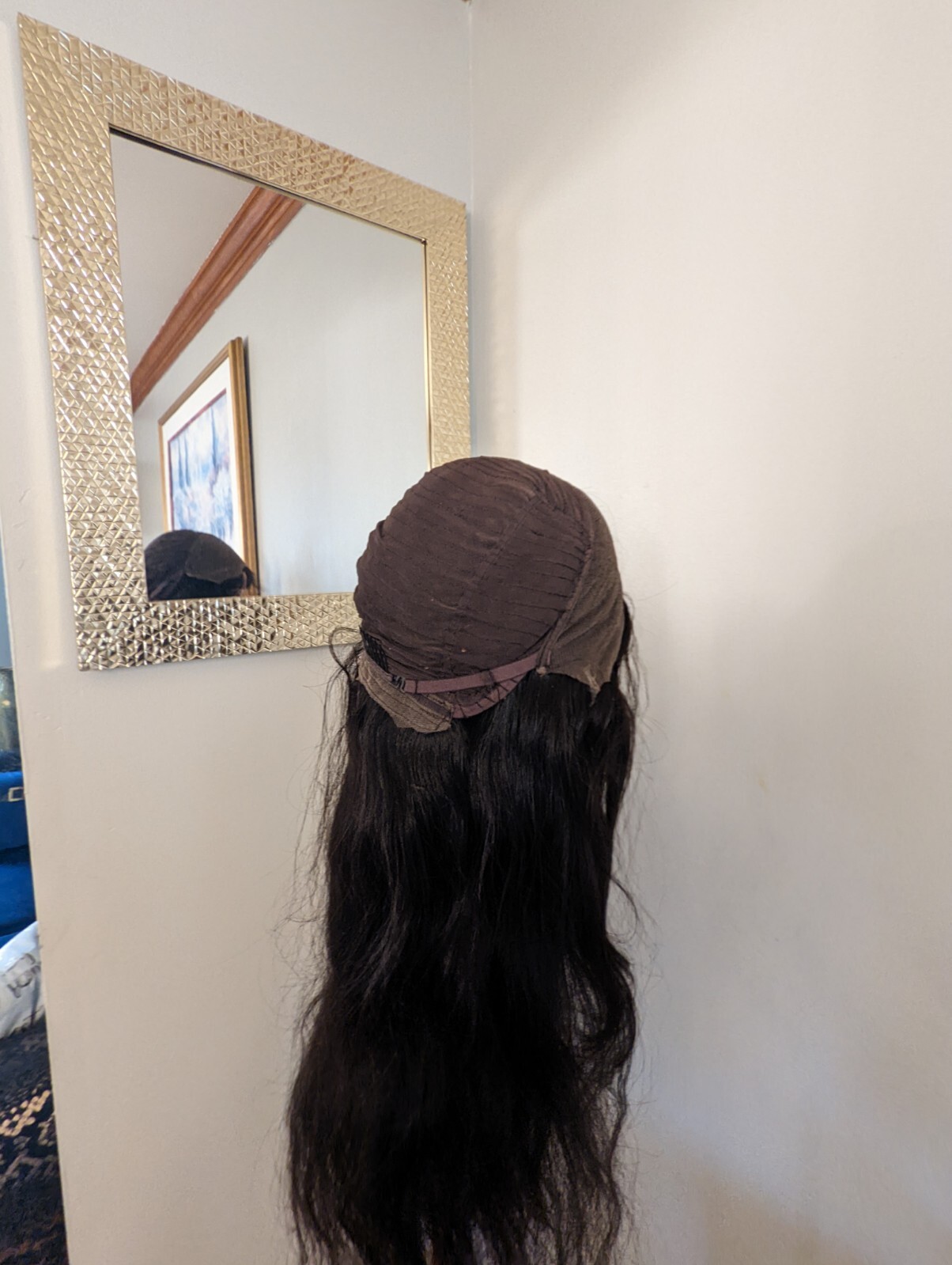 High Quality regular Top 24 to 26″ straight 100% Virgin Human Hair Lace Wig