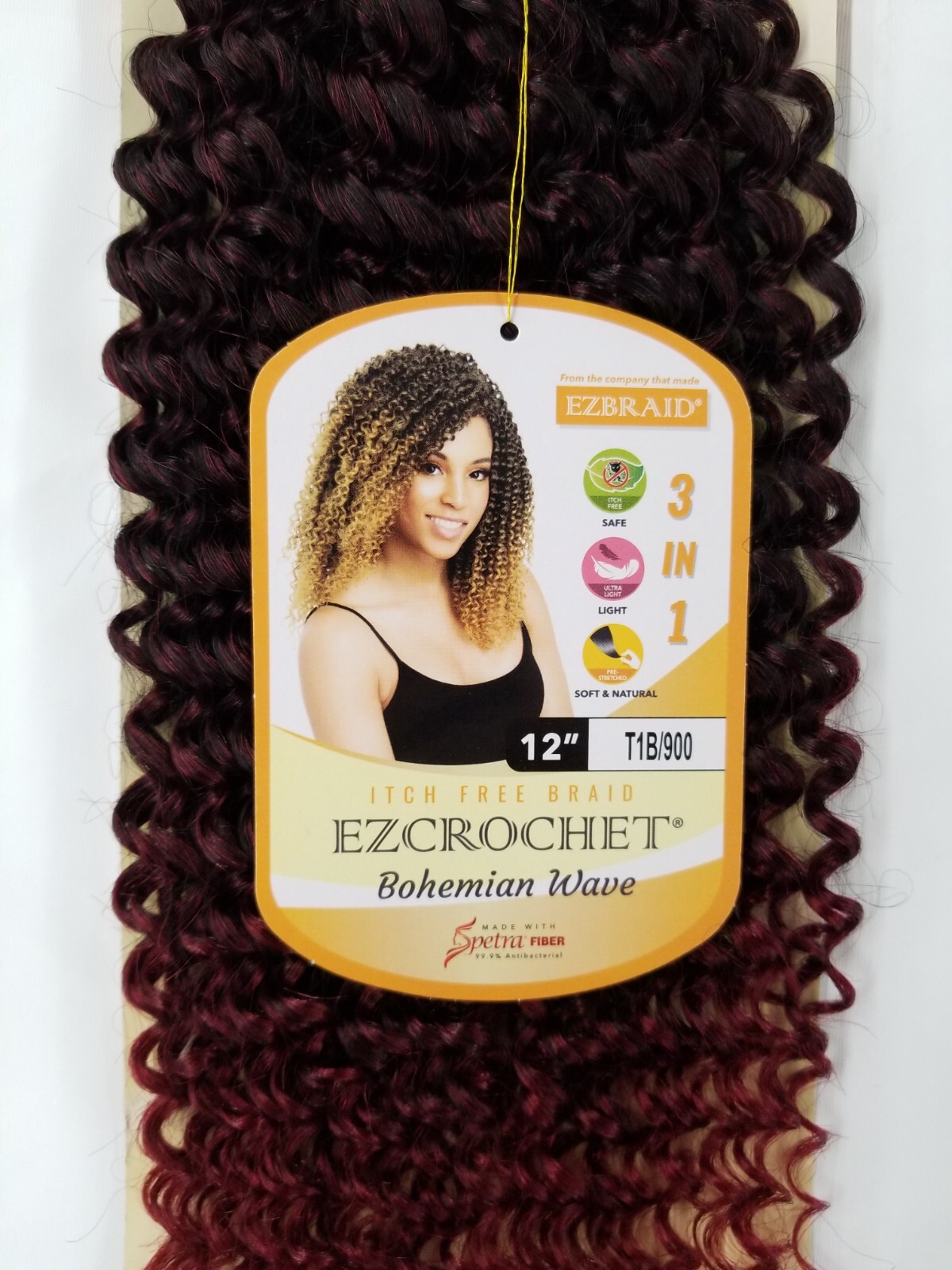 I&I Hair Innocence EZCROCHET Bohemian Wave Braiding Hair Spectra 12″