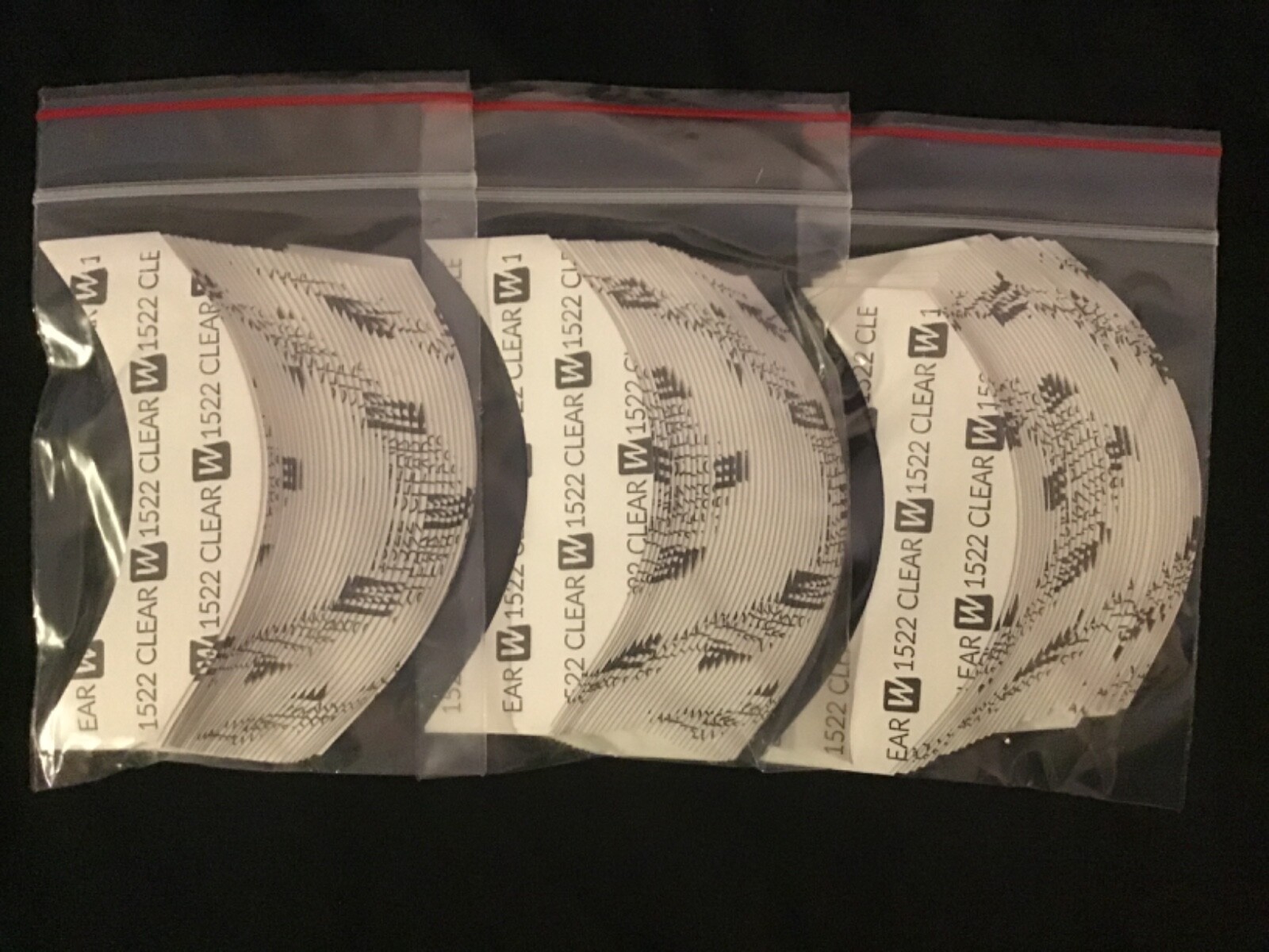 Walker 3M 1522 -108 Pc CC Contour- 3-Packs -Hairpiece Tape .Poly Wig System .NEW