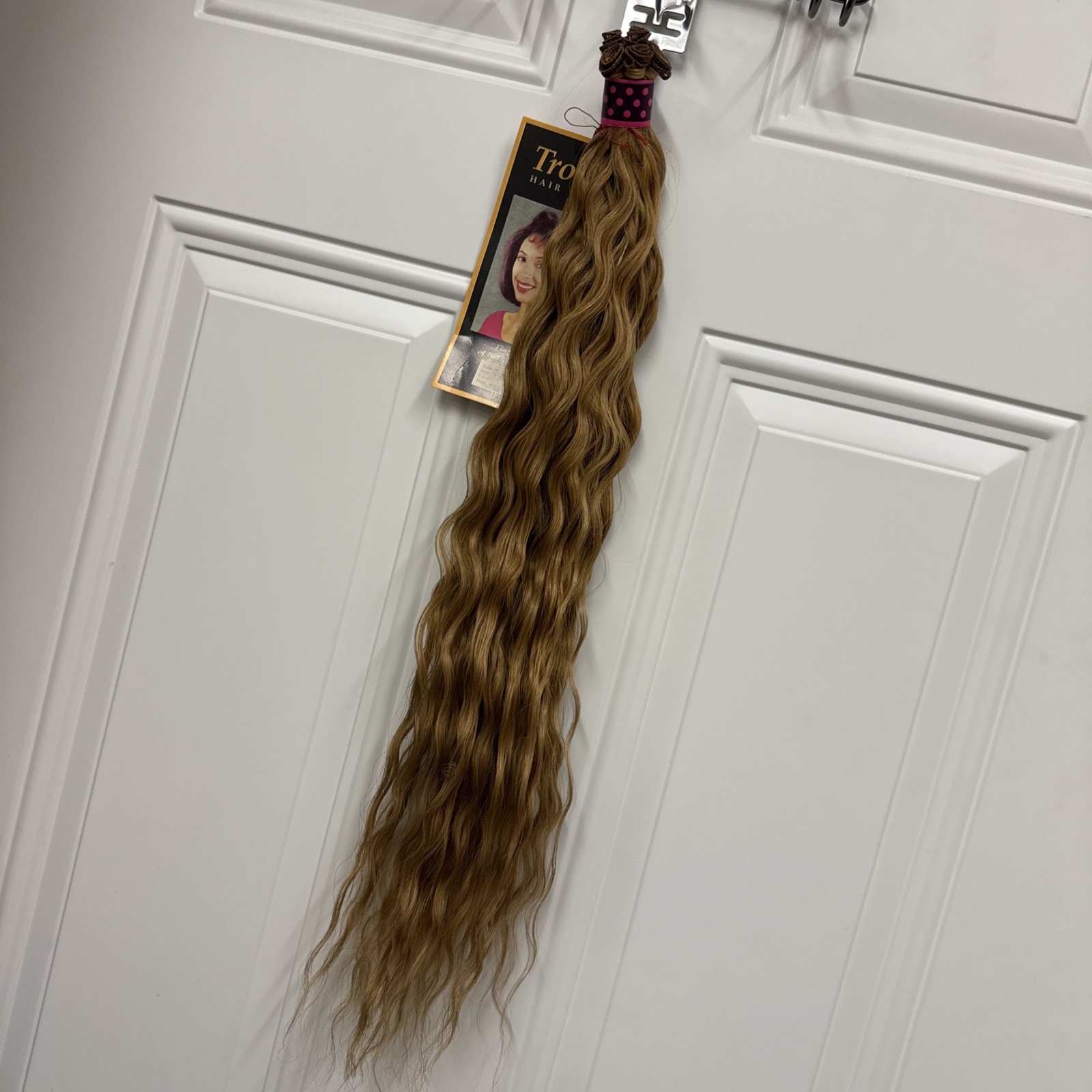 French Wave 22” Human Hair Single Weft Extensions #16 New Old Stock