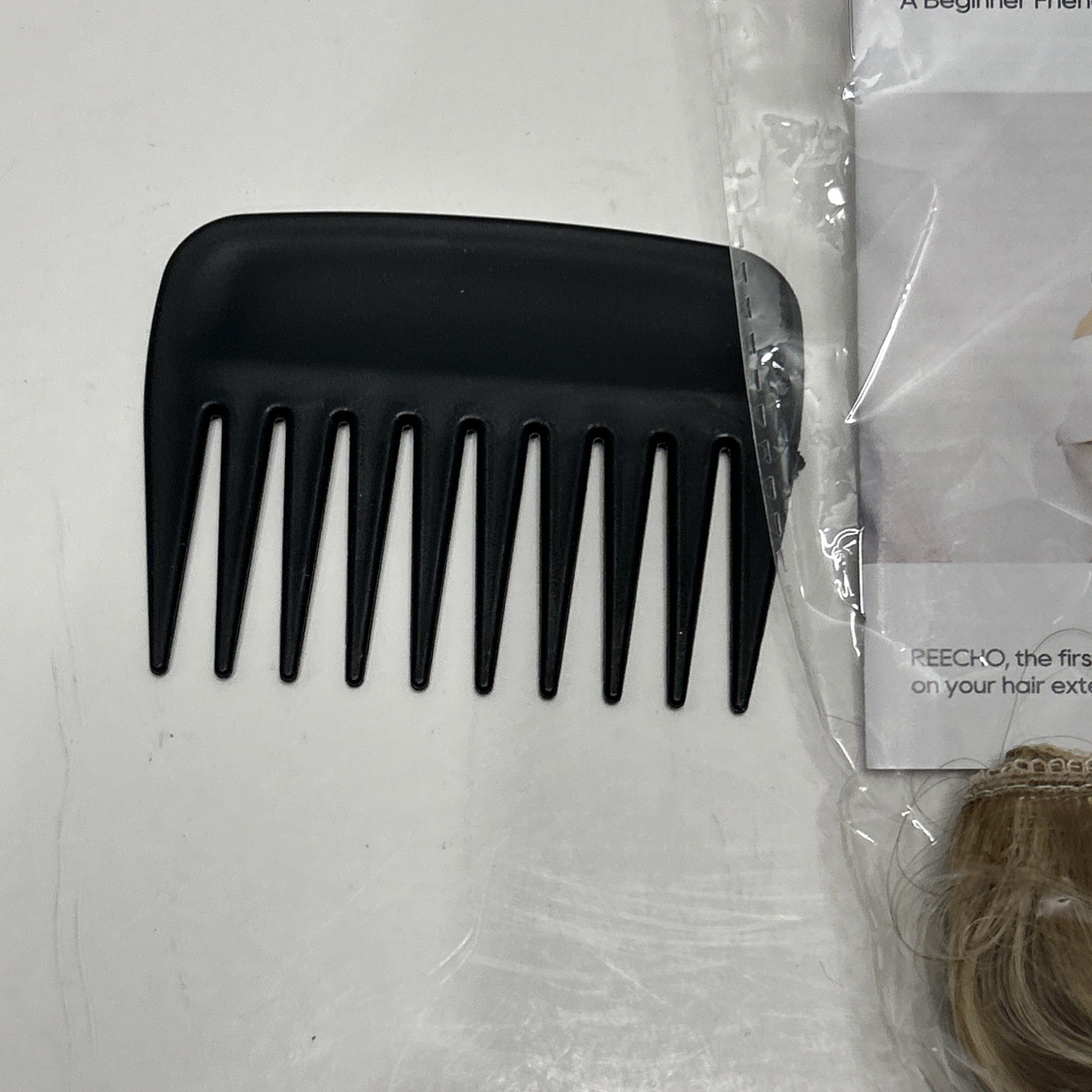 REECHO 12-28” Clip In Hair Extensions- 14LSX4PC18116H10 Blonde W/Highlights New