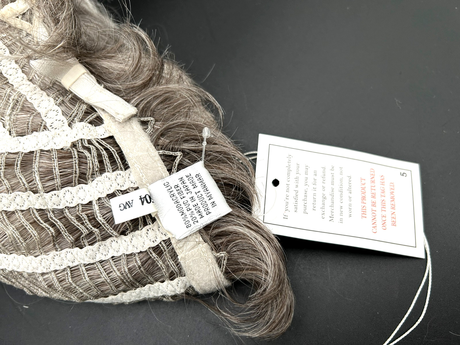 New Paula Young Short Hair Wig Adjustable Salt & Pepper Gray A5504 Abby 51/60A
