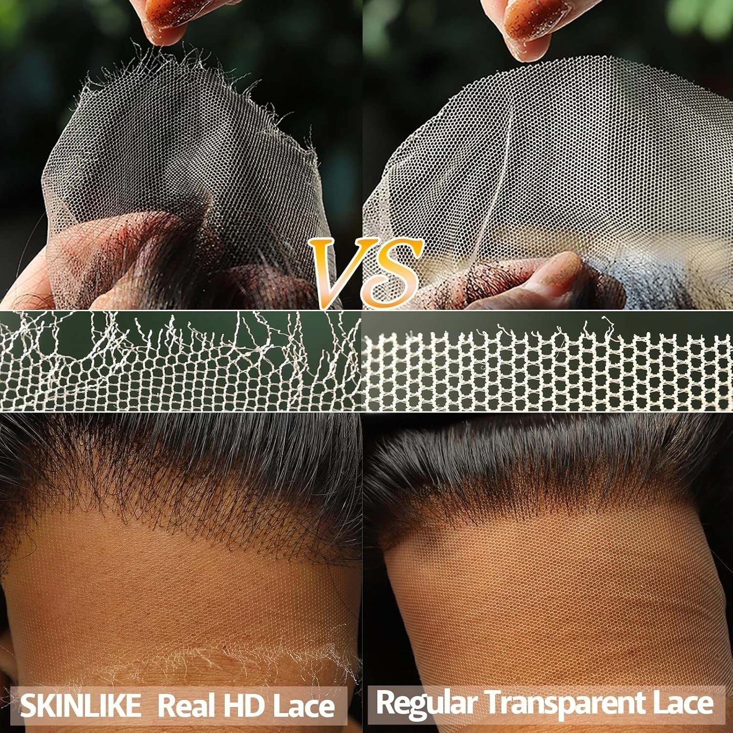 13×4 Skinlike Real HD Lace – Ideal for Seamless Wig Making & Repairs