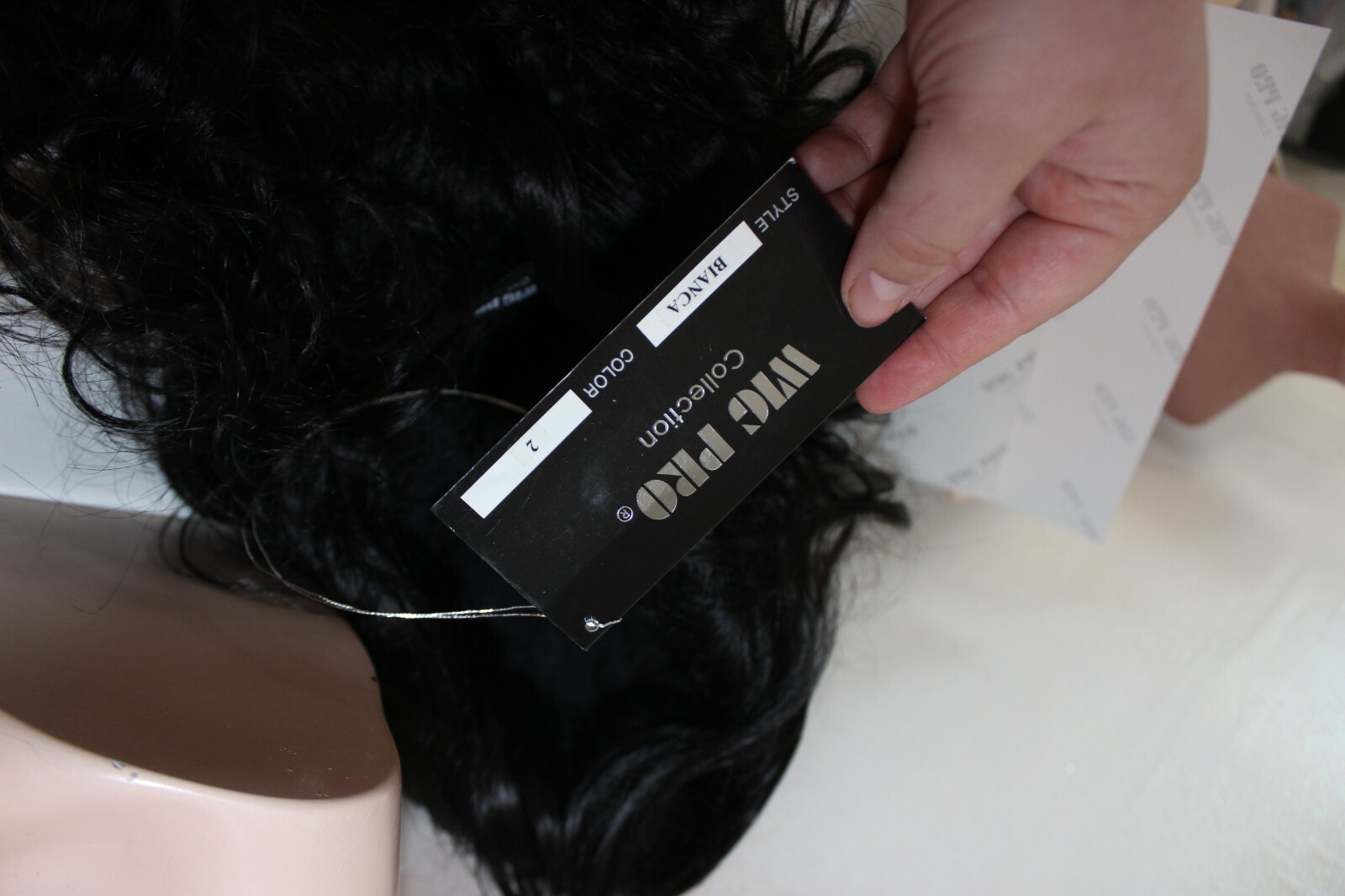 Wig Pro Collection Synthetic Long Wavy Wig 32 inches Bianca color 2 dark brown